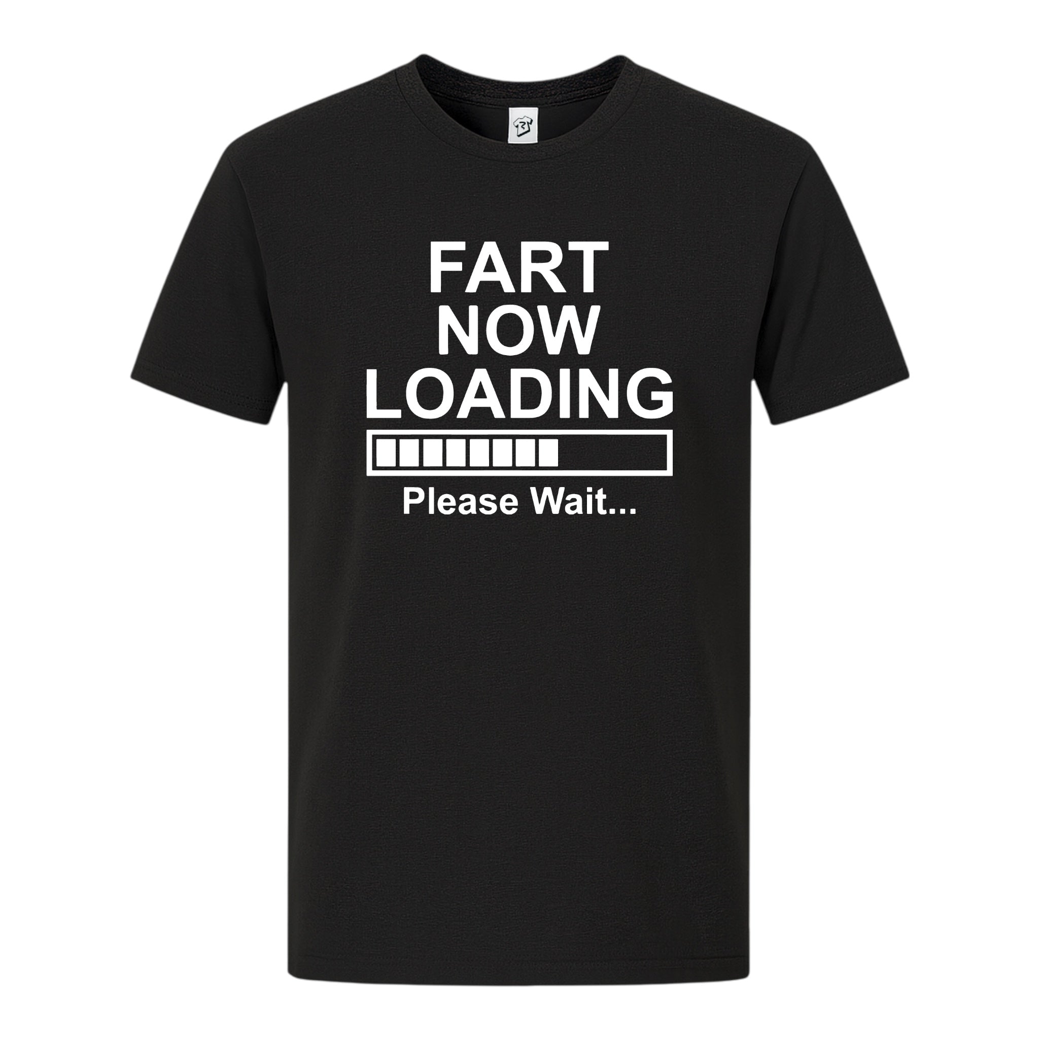 Tees Club graphic tee Fart Loading - Premium Tee Black Size S front view