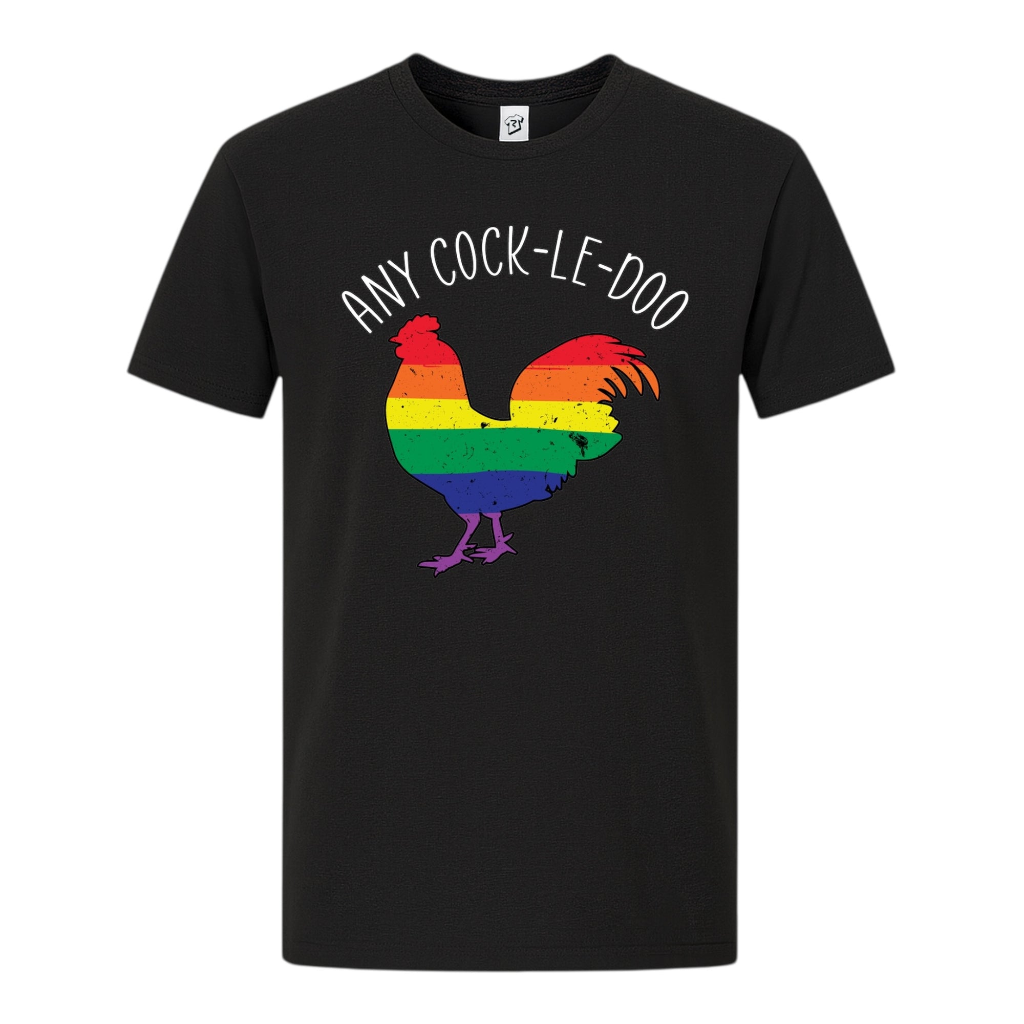 Tees Club graphic tee Any Cock I'll Do - Premium Tee Black Size S back view