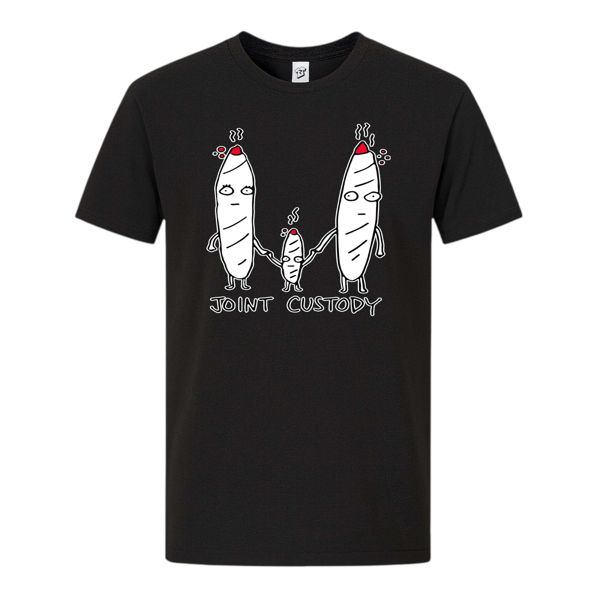 Tees Club graphic tee Joint Custody - Premium Tee Black Size S front view