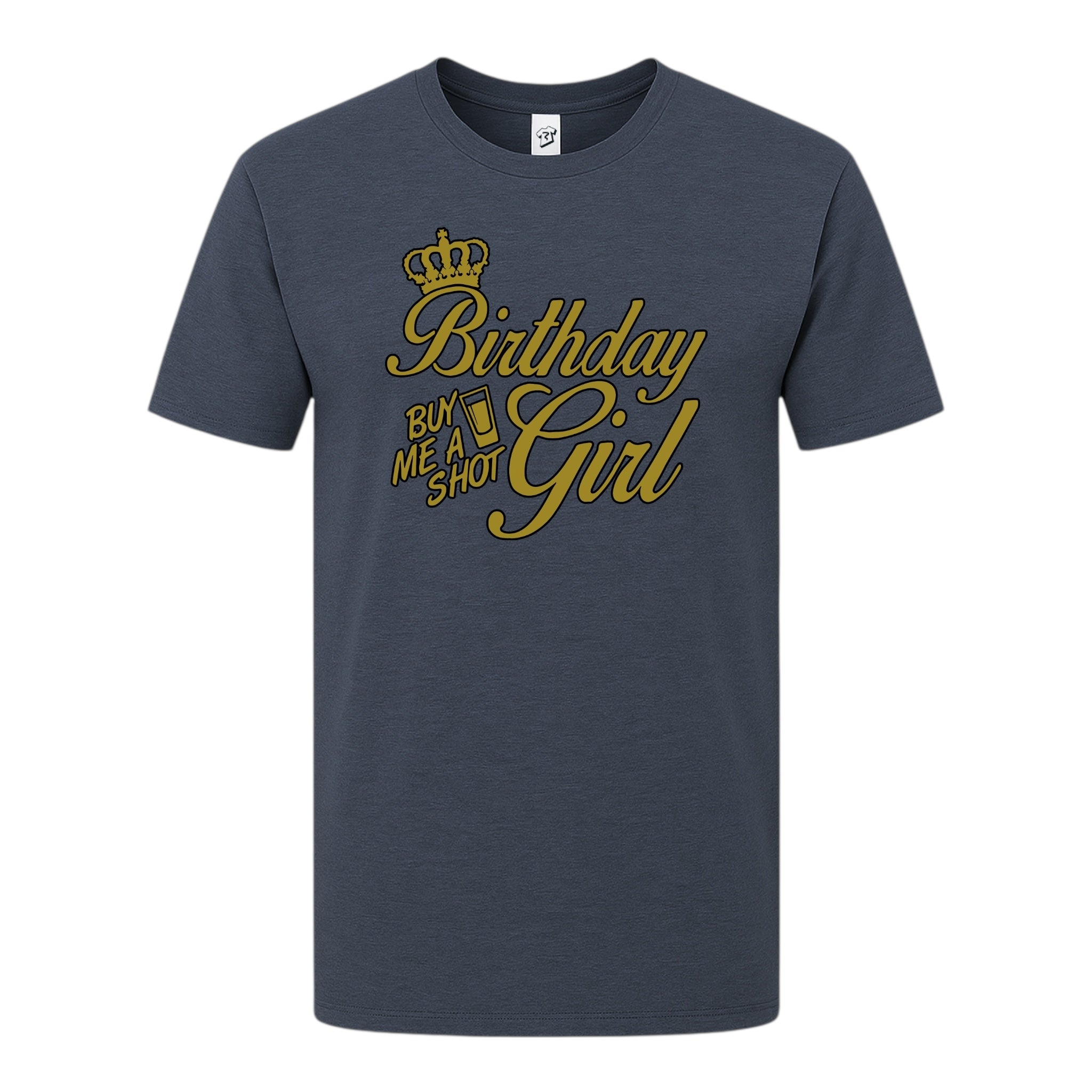 Tees Club graphic tee Birthday Girl (Buy Me a Shot) - Premium Tee Black Size M detail