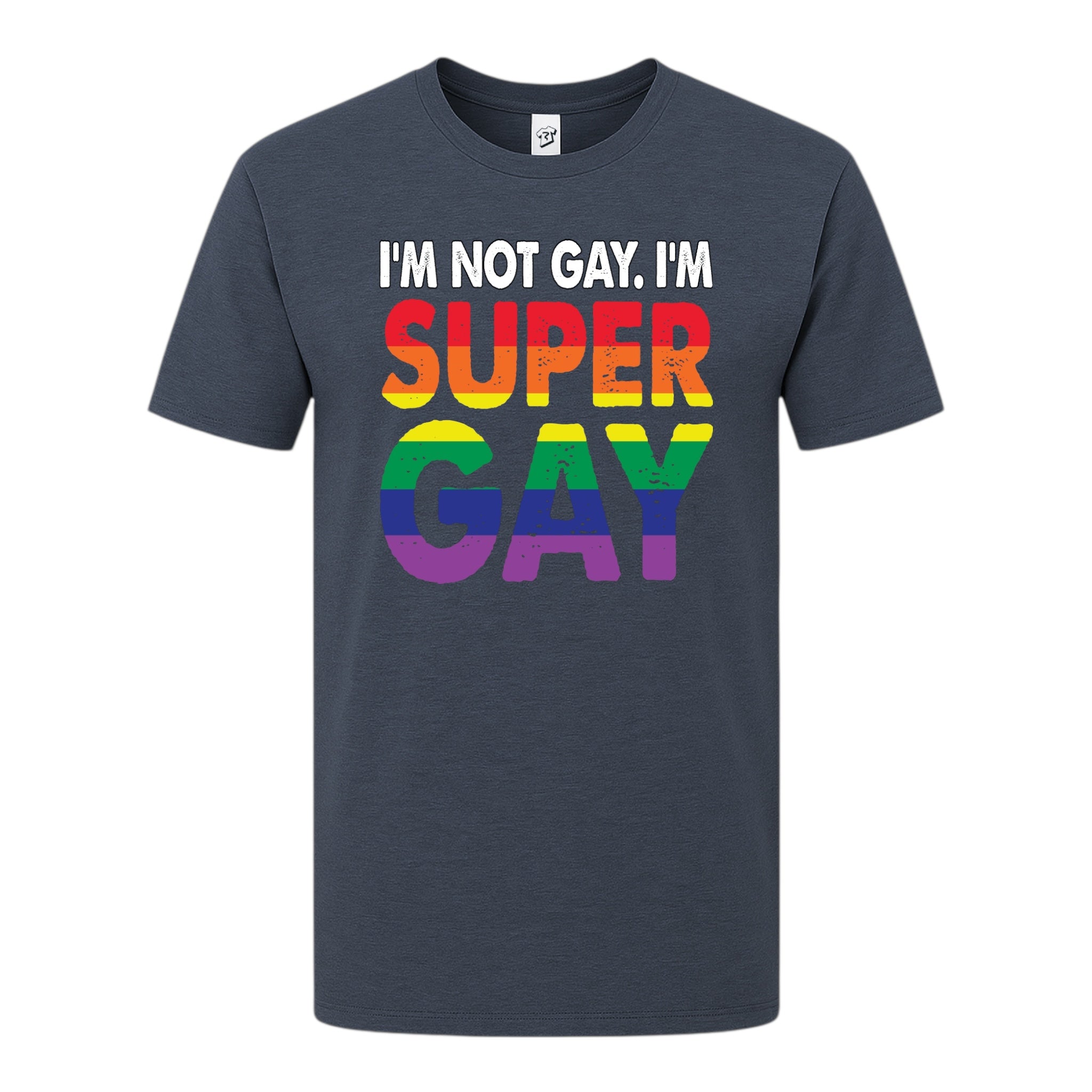 Tees Club graphic tee I'm Not Gay I'm Super Gay - Premium Tee Black Size M detail