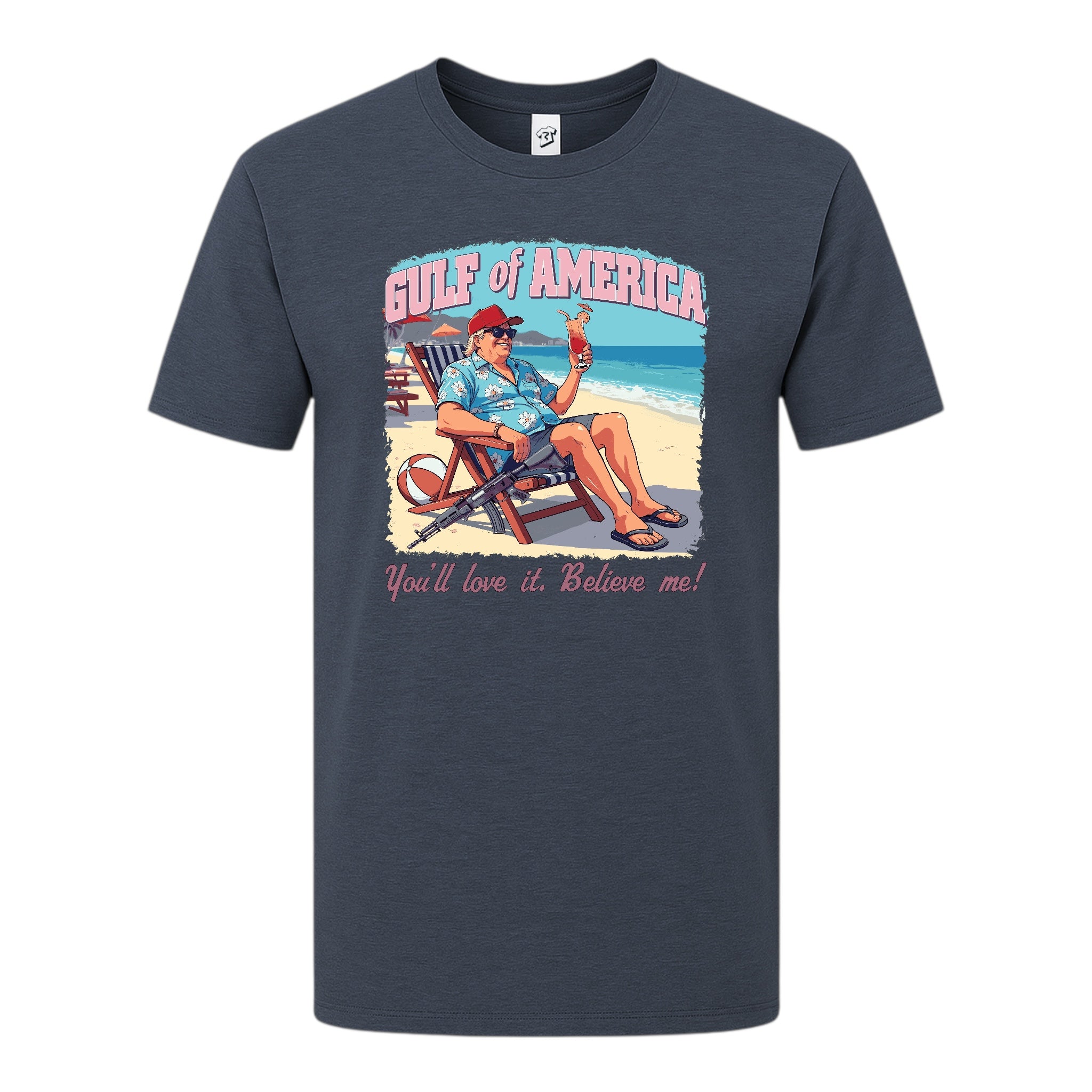 Tees Club graphic tee Gulf of America You'll Love It Believe Me - Premium Tee Black Size M detail