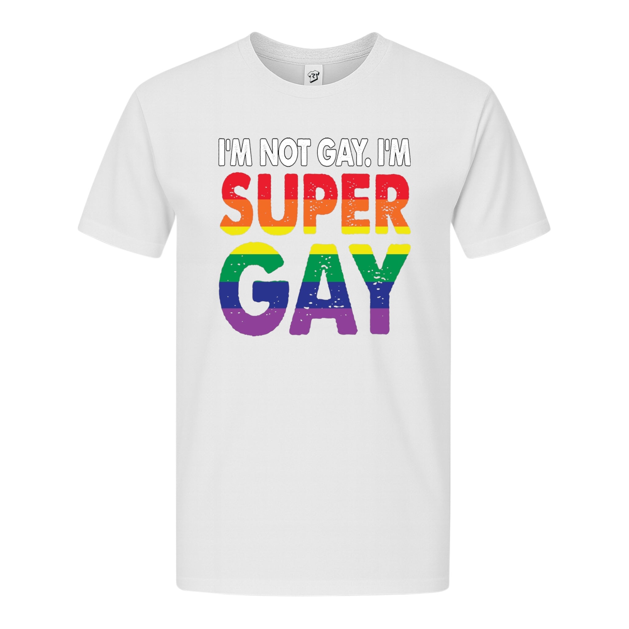 Tees Club graphic tee I'm Not Gay I'm Super Gay - Premium Tee Black Size L detail