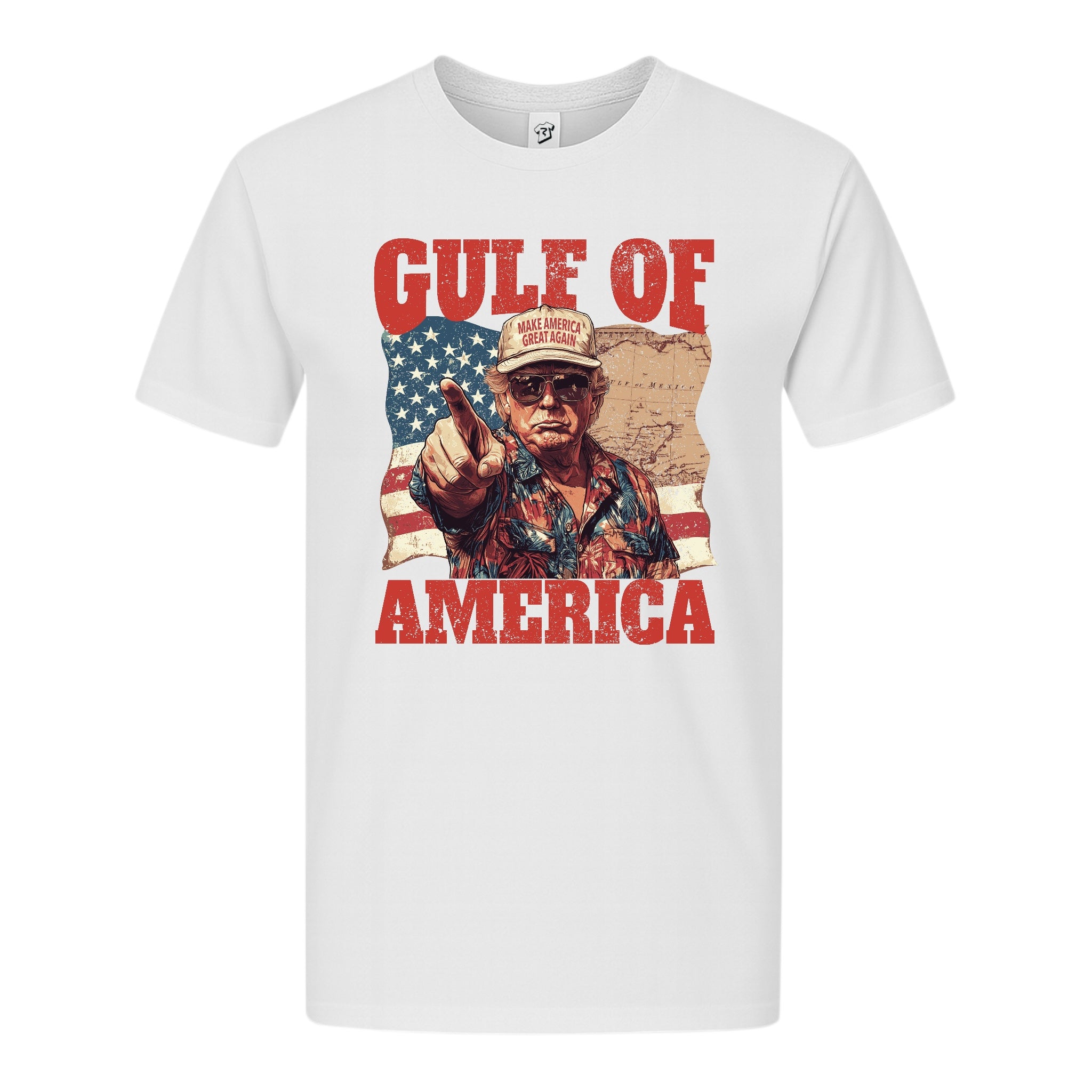 Tees Club graphic tee Gulf of America Jimmy Buffett - Premium Tee Black Size S front view