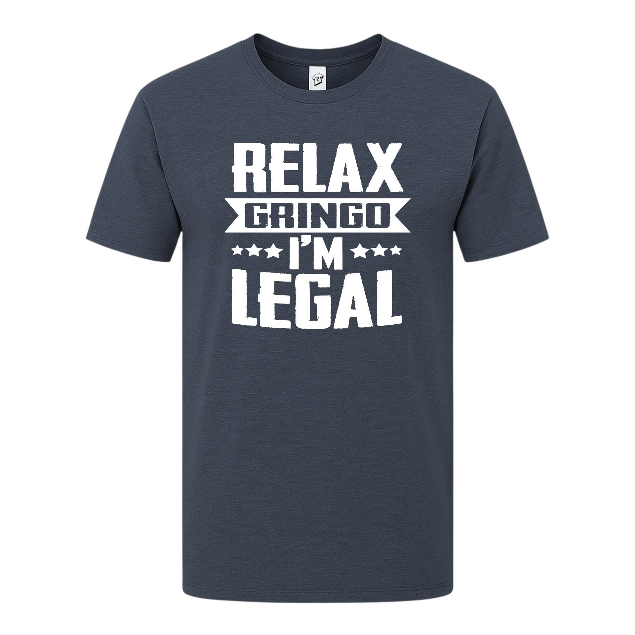 Tees Club graphic tee Relax Gringo I'm Legal - Premium Tee Black Size S back view
