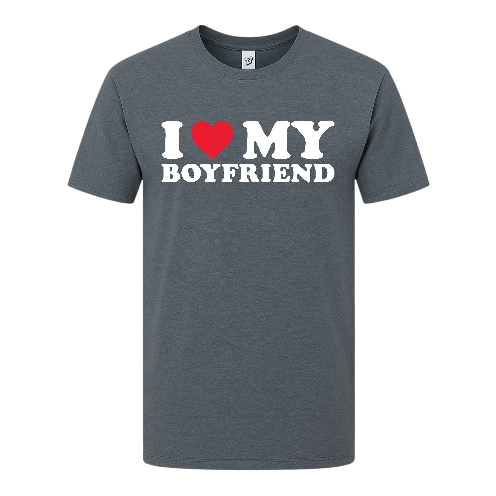 Tees Club graphic tee I Love My Boyfriend - Premium Tee Black Size M detail