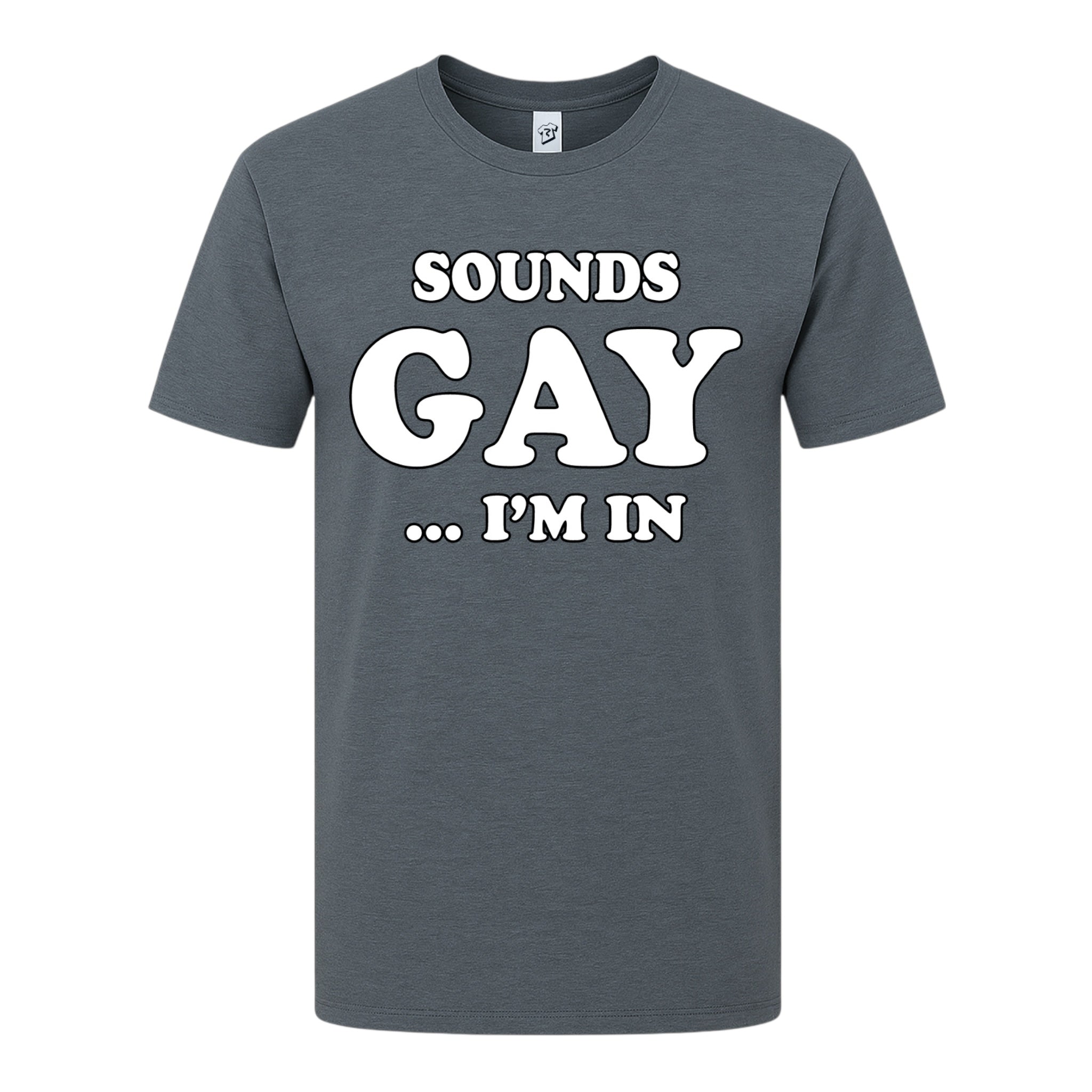 Tees Club graphic tee Sounds Gay I'm In - Premium Tee Black Size M detail