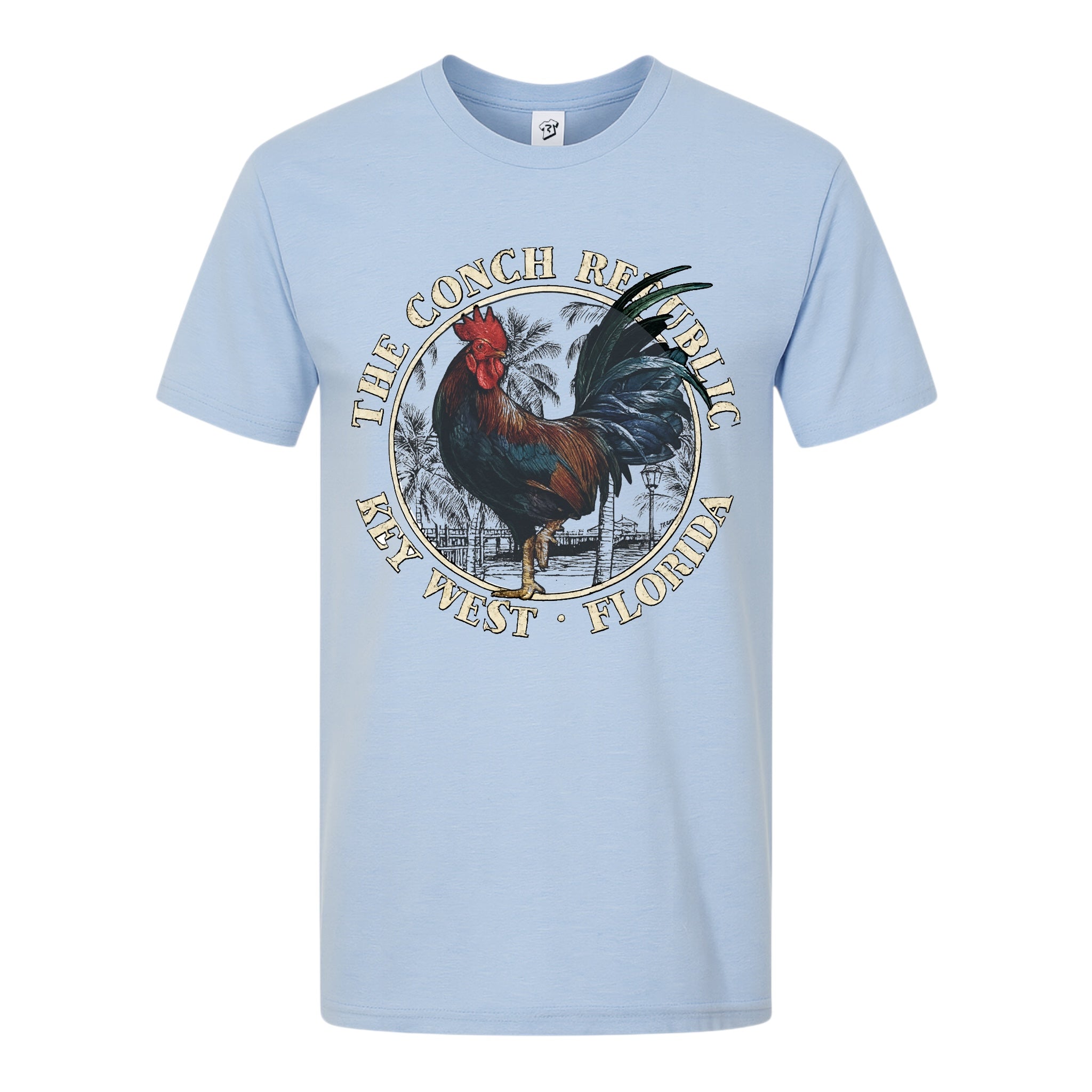 Tees Club graphic tee Rooster Conch Rep KW - Premium Tee Black Size L detail