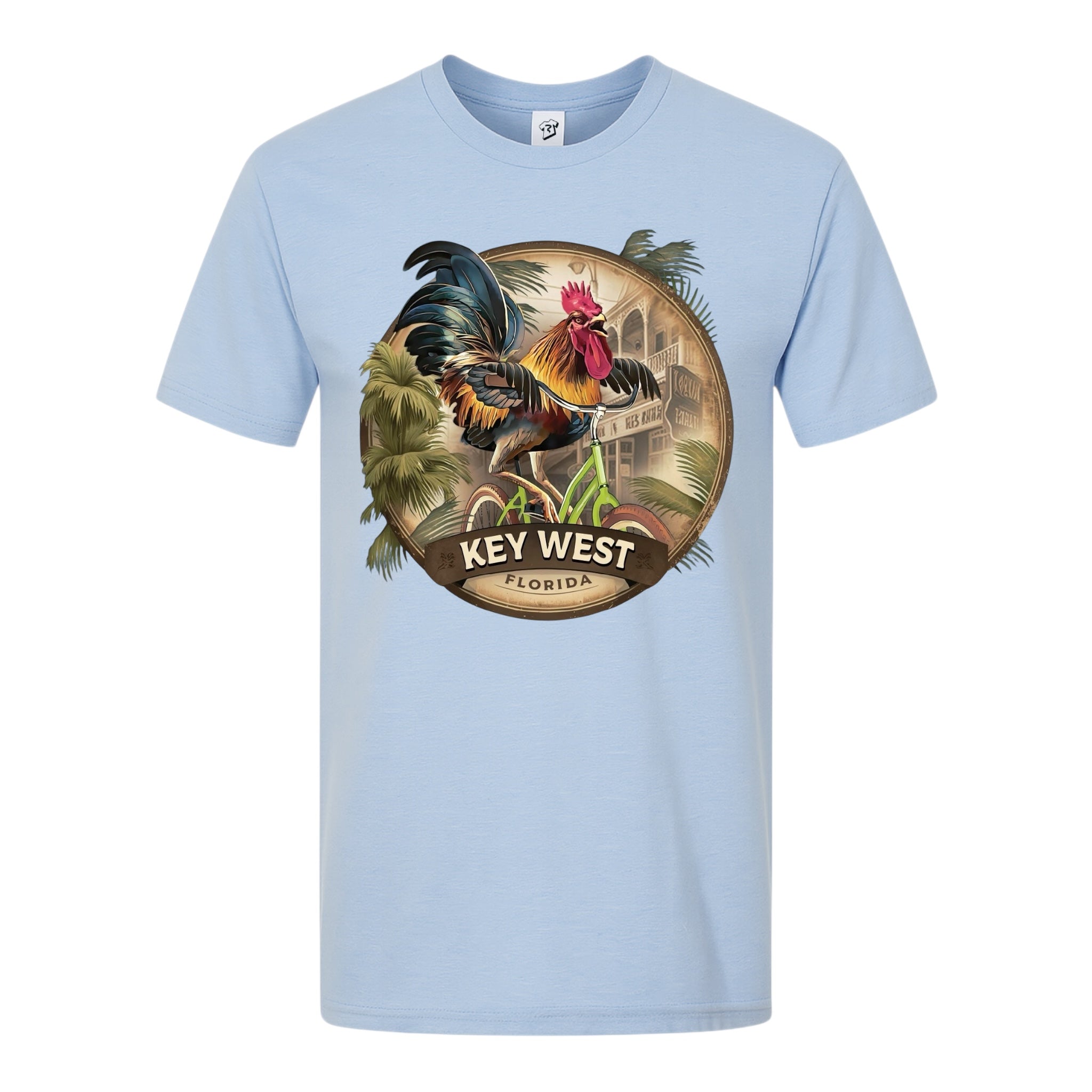 Tees Club graphic tee Bike Rooster KW - Premium Tee Black Size L detail