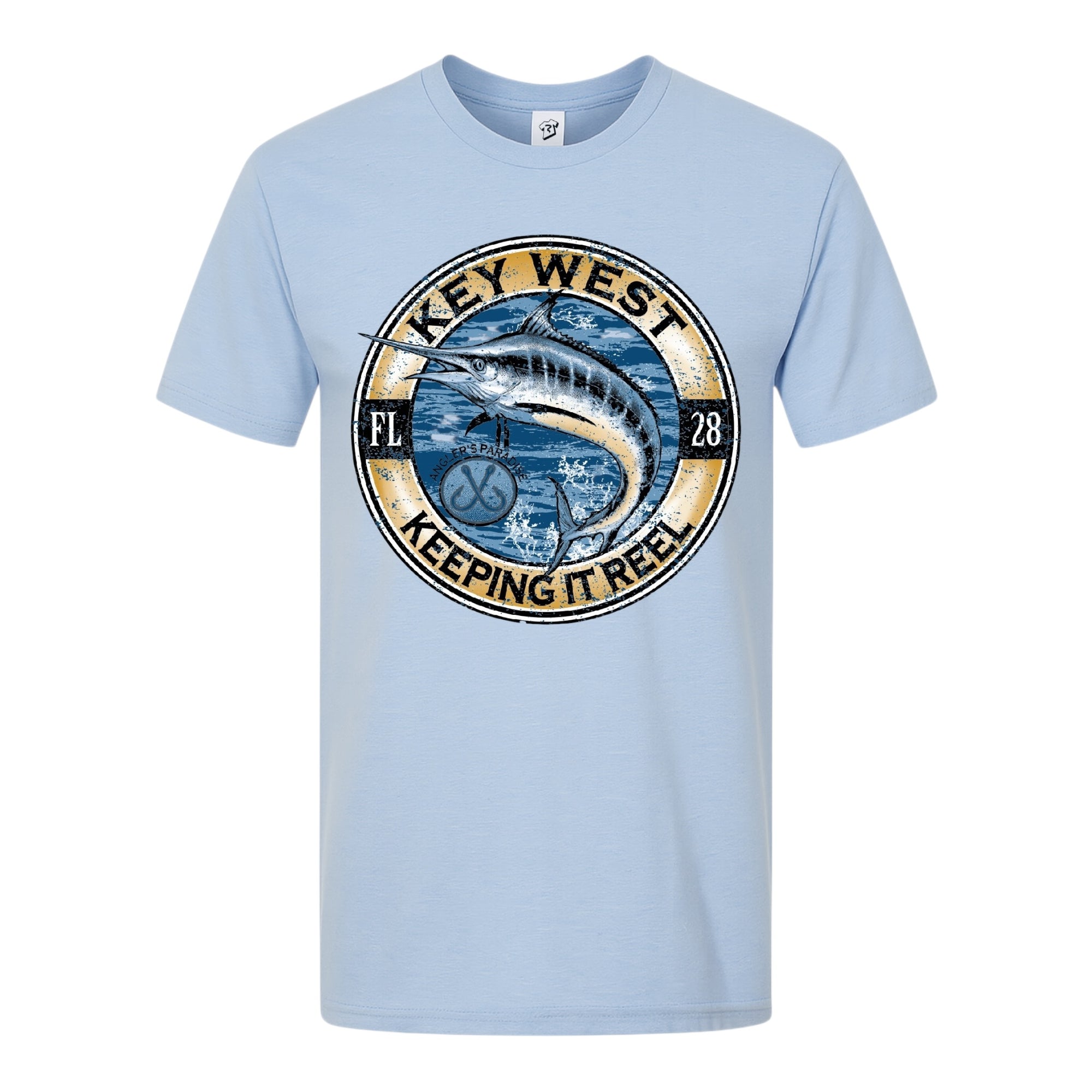 Tees Club graphic tee Marlin Fish KW - Premium Tee Black Size S back view