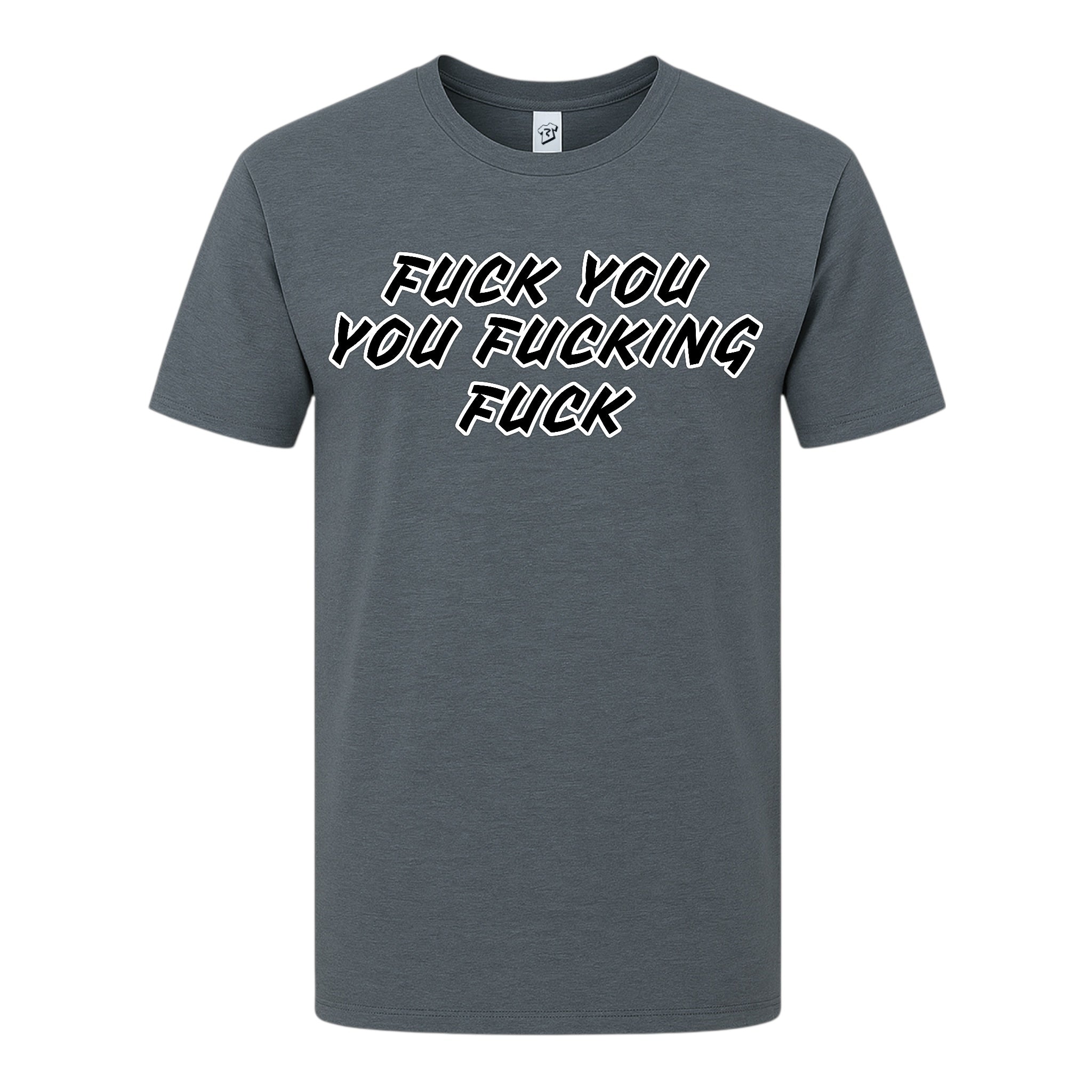 Tees Club graphic tee Fuck You You Fucking Fuck - Premium Tee Black Size M detail