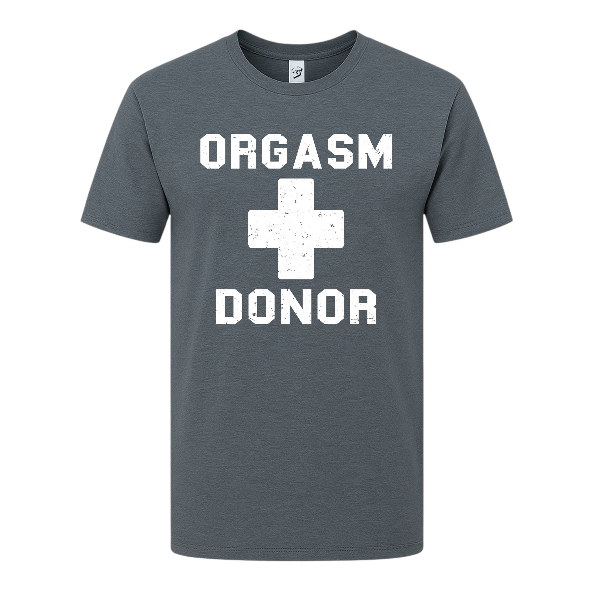 Tees Club graphic tee Orgasm Donor - Premium Tee Black Size M detail