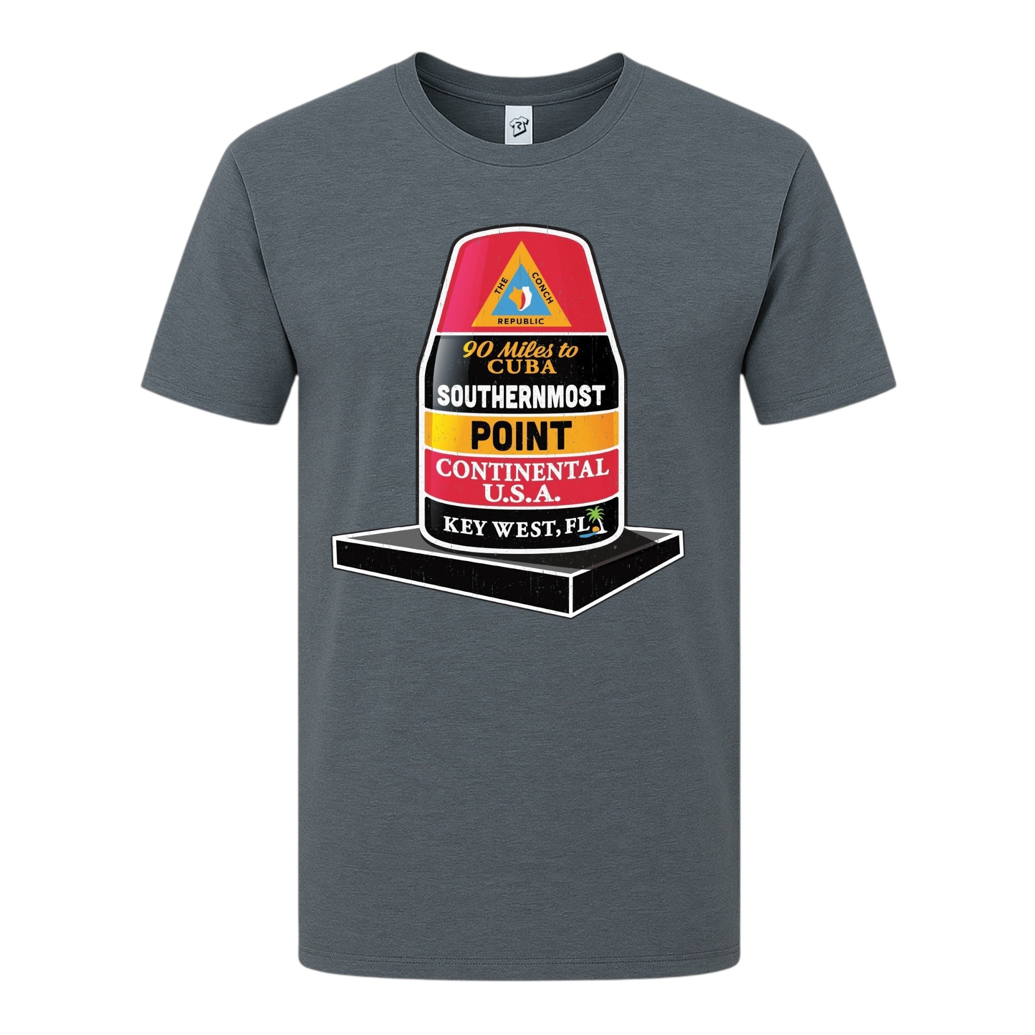 Tees Club graphic tee Southernmost Point KW - Premium Tee Black Size L detail