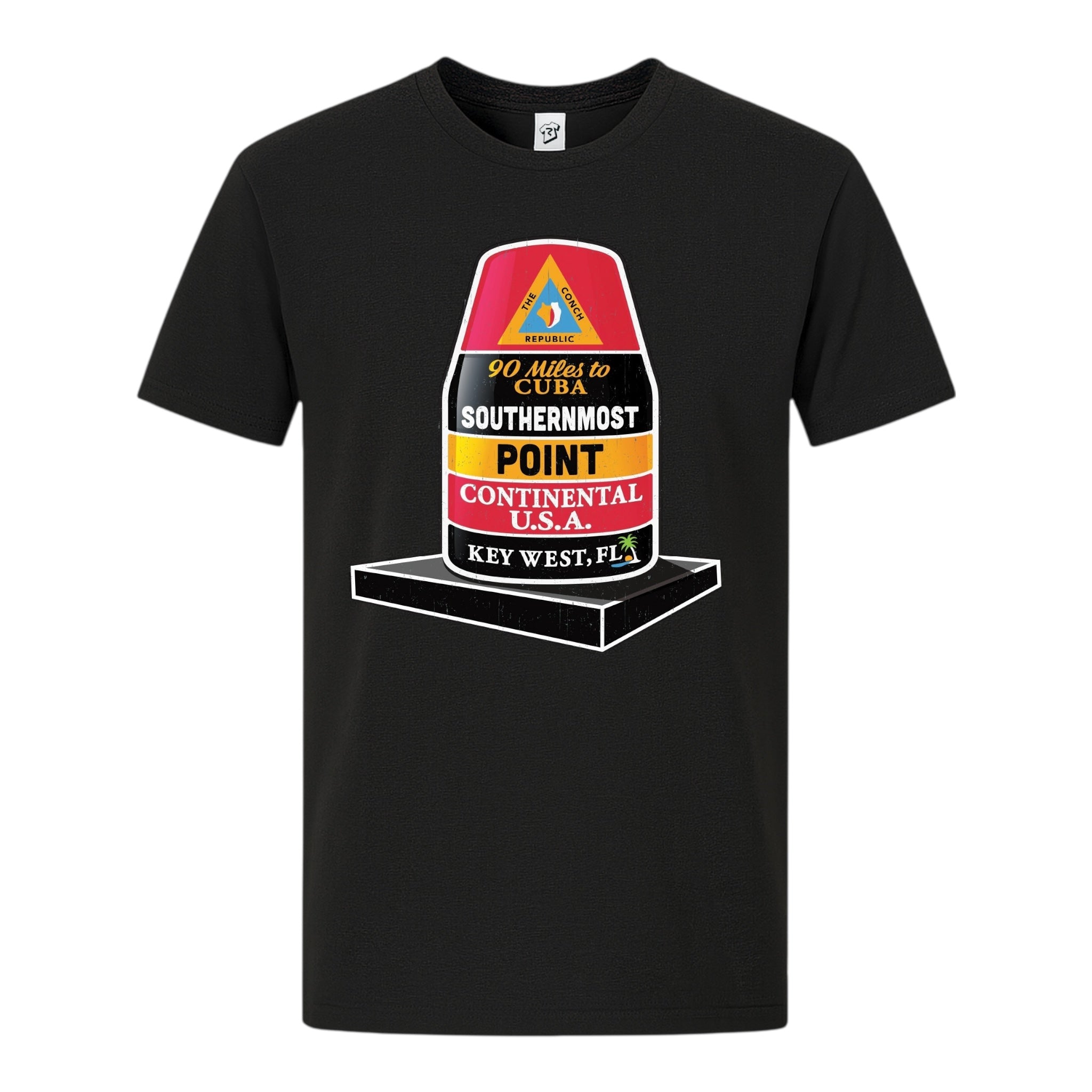 Tees Club graphic tee Southernmost Point KW - Premium Tee Black Size M detail
