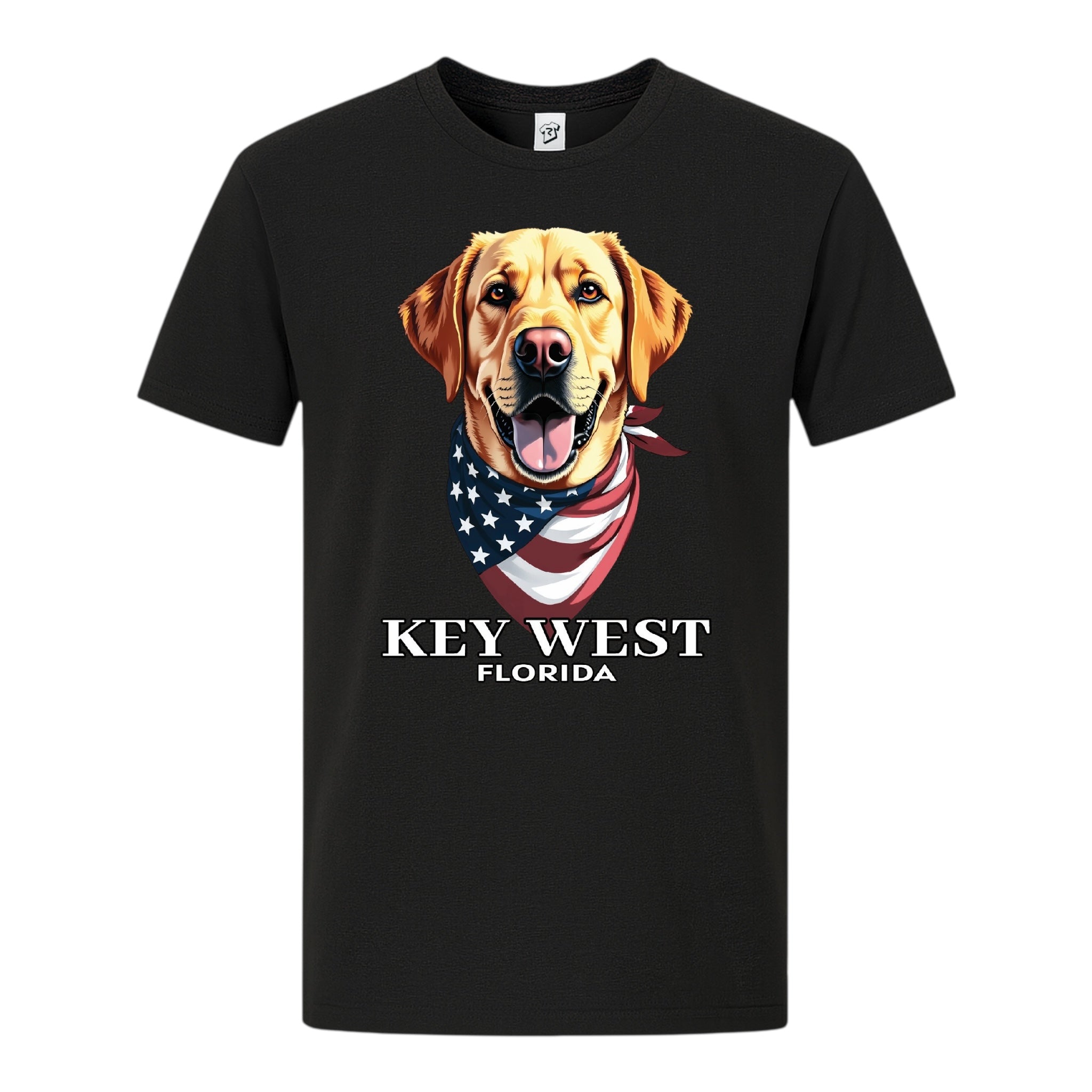 Tees Club graphic tee Golden Retriever KW - Premium Tee Black Size L detail