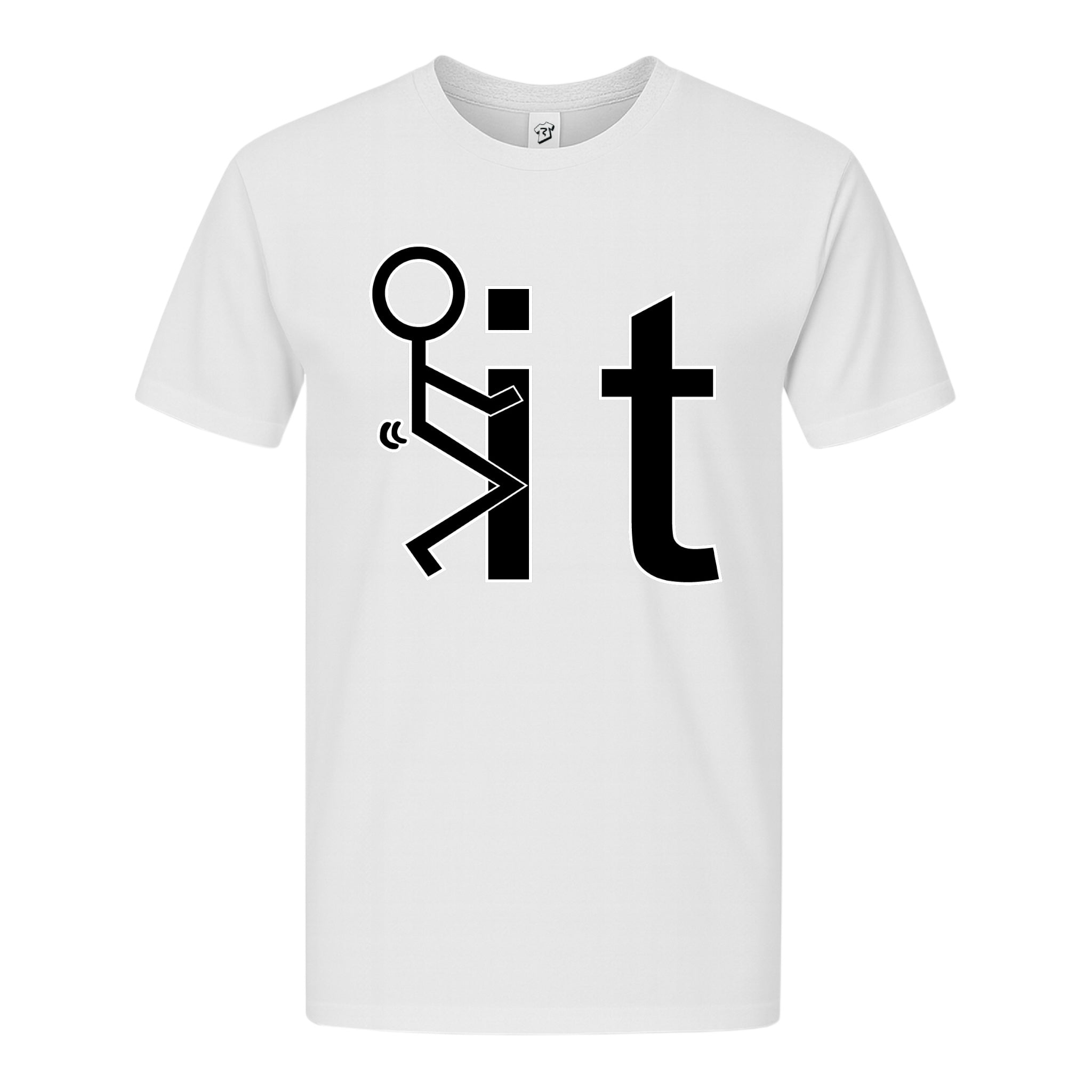 Tees Club graphic tee Fuck It - Premium Tee Black Size S front view