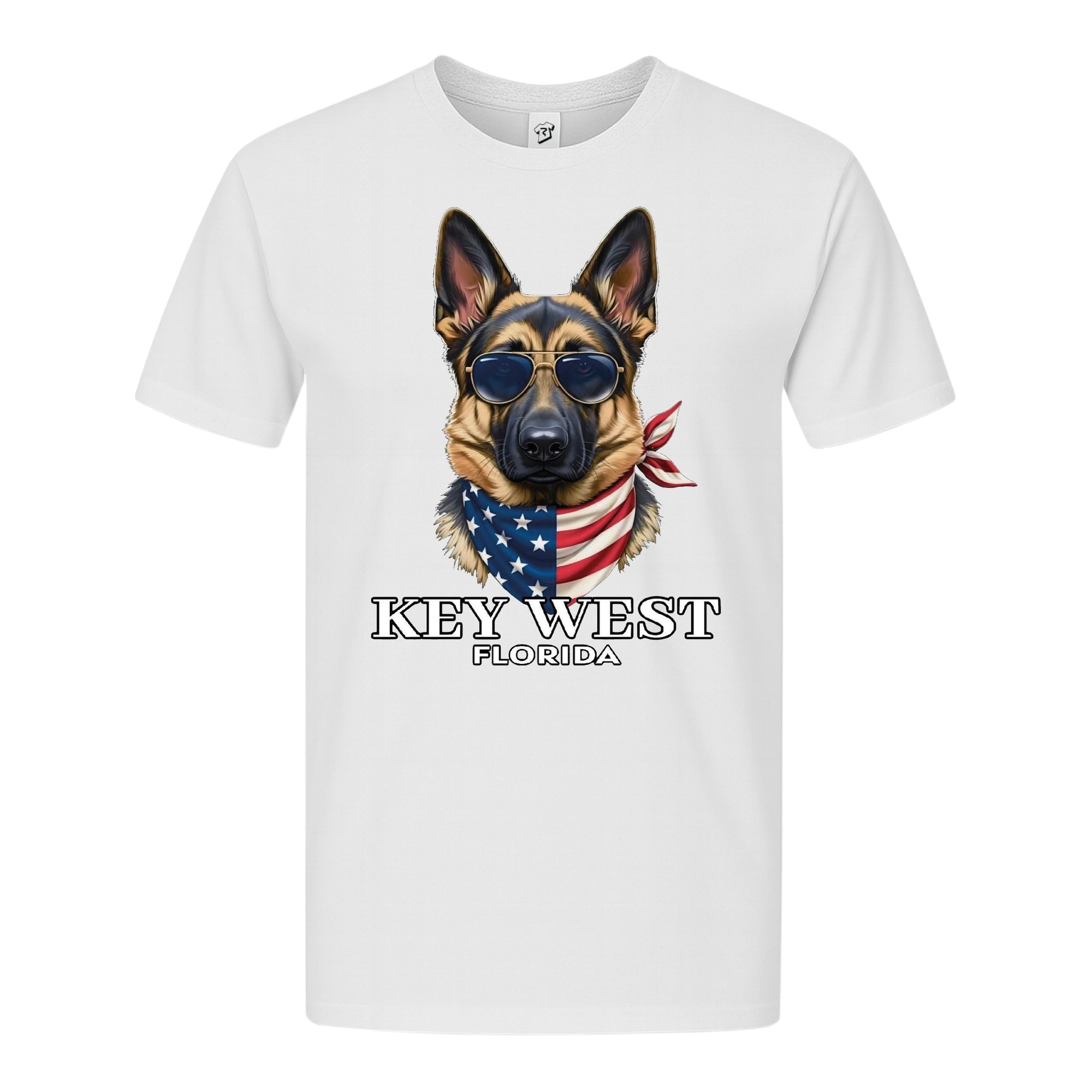 Tees Club graphic tee German Shepherd KW - Premium Tee Black Size S front view