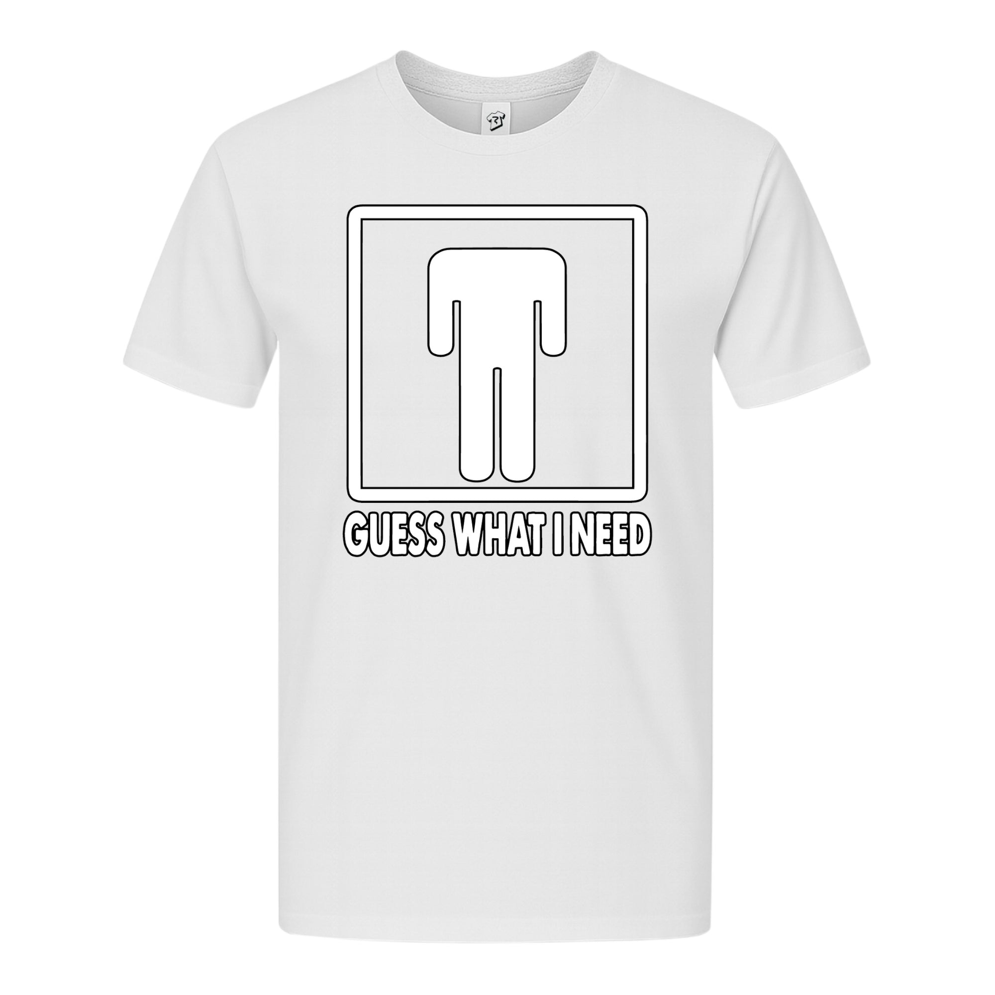 Tees Club graphic tee Guess What I Need - Premium Tee Black Size S front view