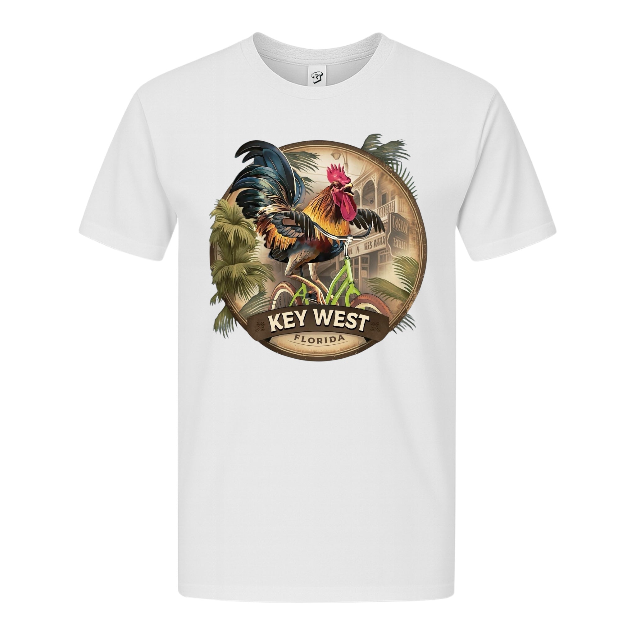 Tees Club graphic tee Bike Rooster KW - Premium Tee Black Size M detail