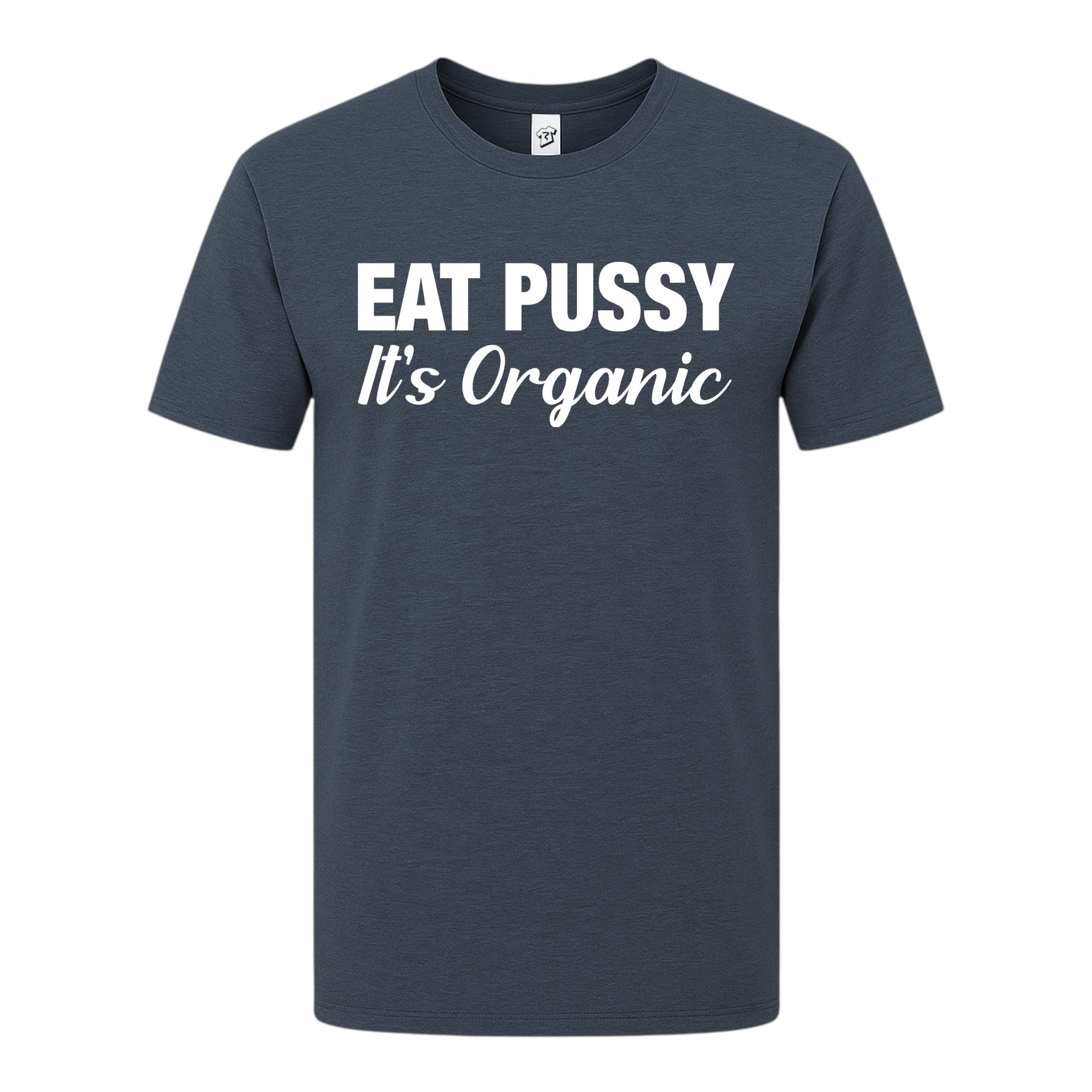 Tees Club graphic tee Eat Pussy It's Organic - Premium Tee Black Size S back view