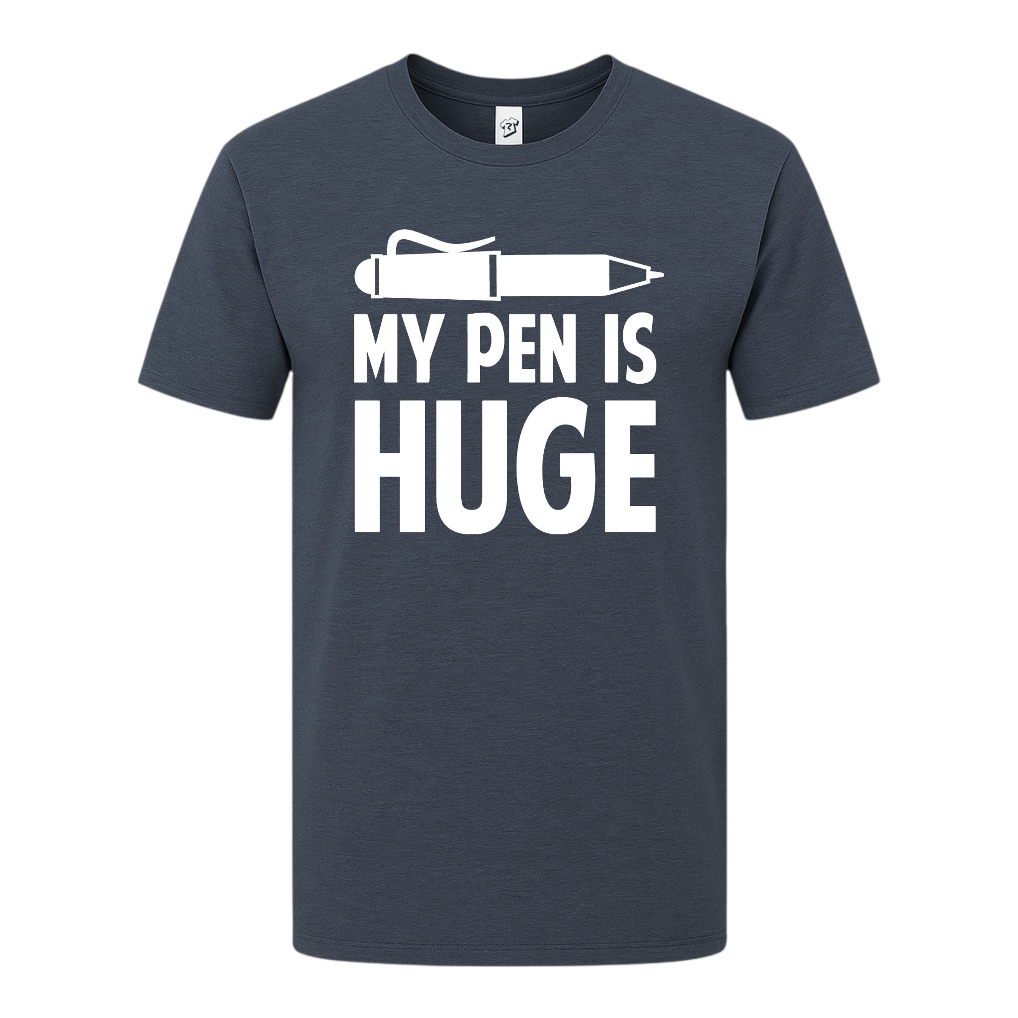 Tees Club graphic tee My Pen Is Huge - Premium Tee Black Size M detail