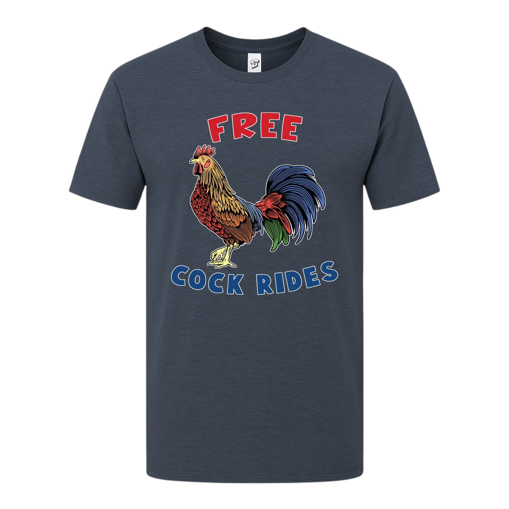 Tees Club graphic tee Free Cock Rides - Premium Tee Black Size M detail