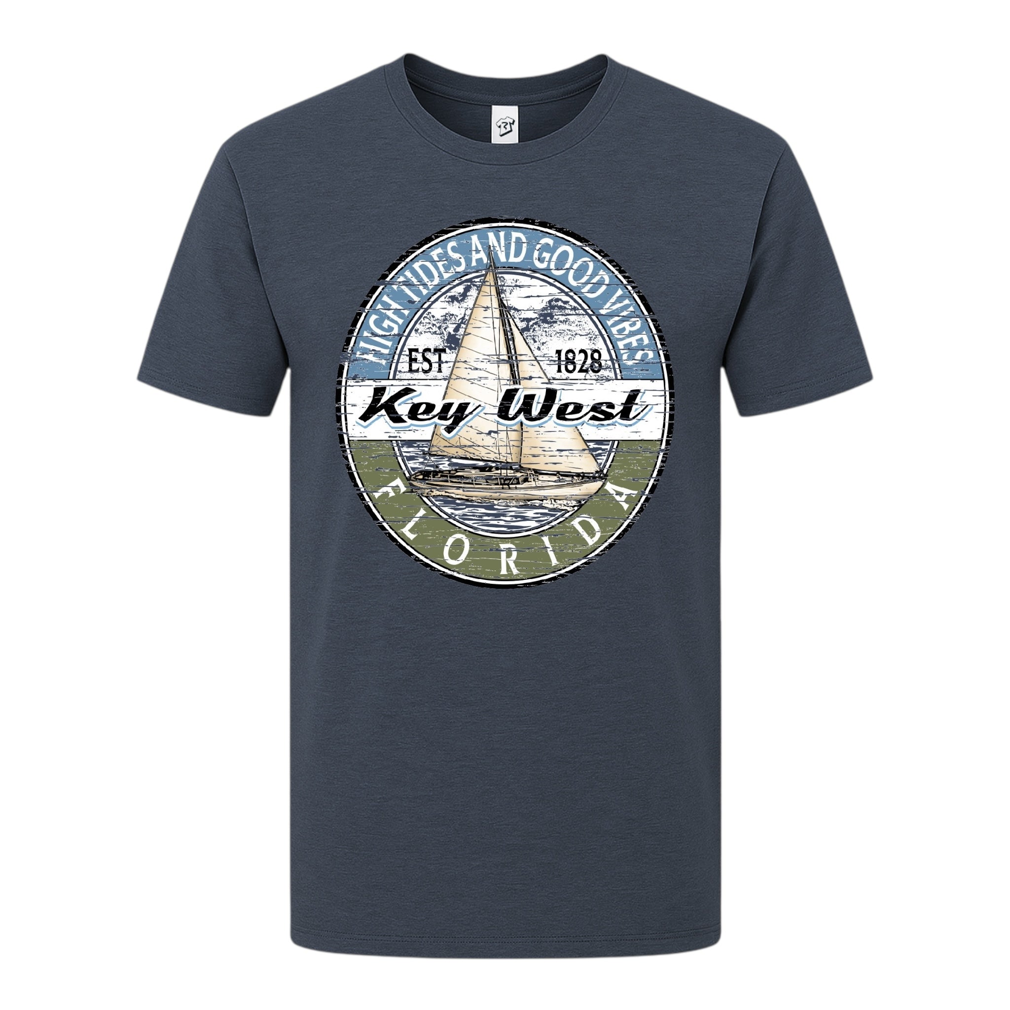 Tees Club graphic tee Sail Boat KW - Premium Tee Black Size M detail