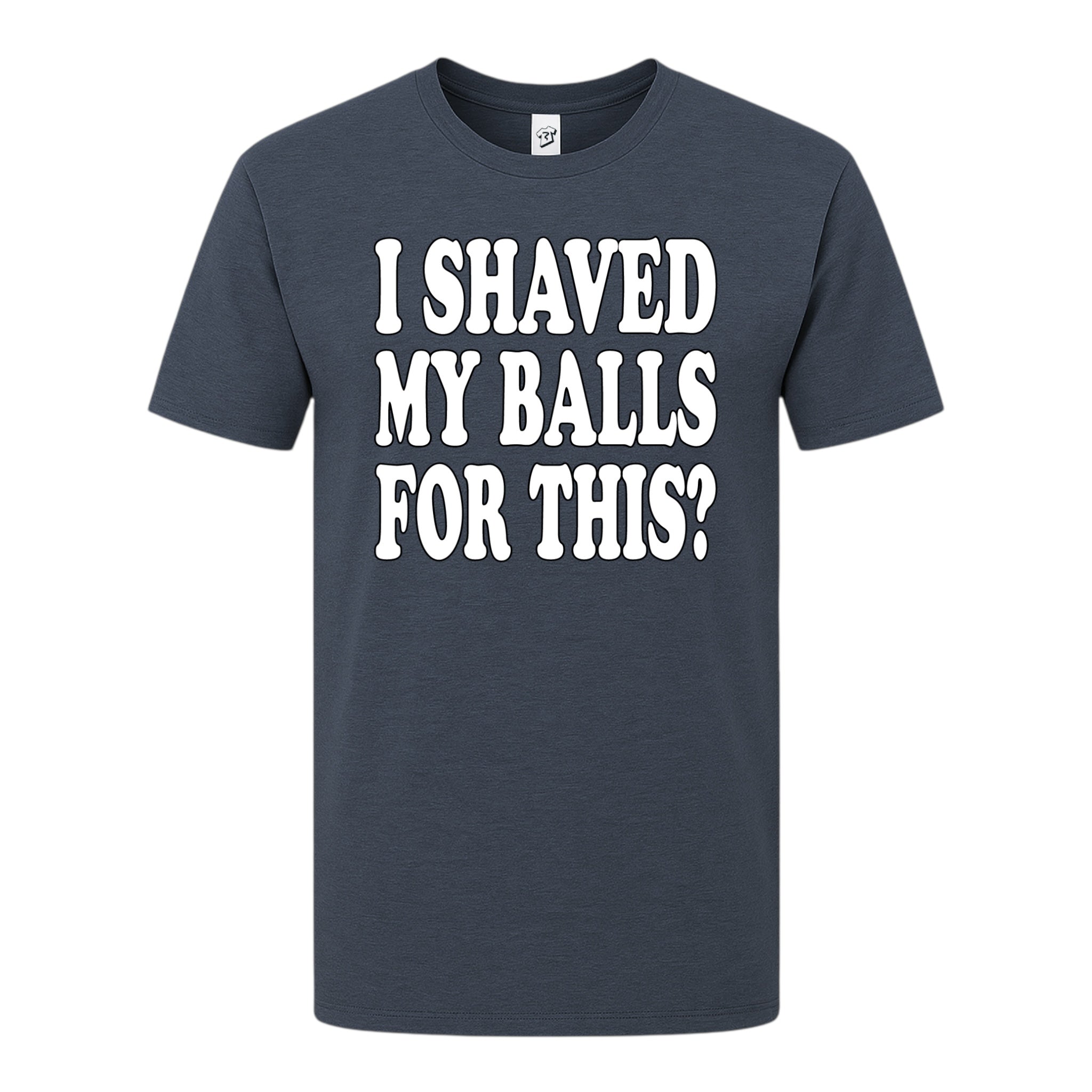 Tees Club graphic tee I Shaved My Balls For This? - Premium Tee Black Size M detail