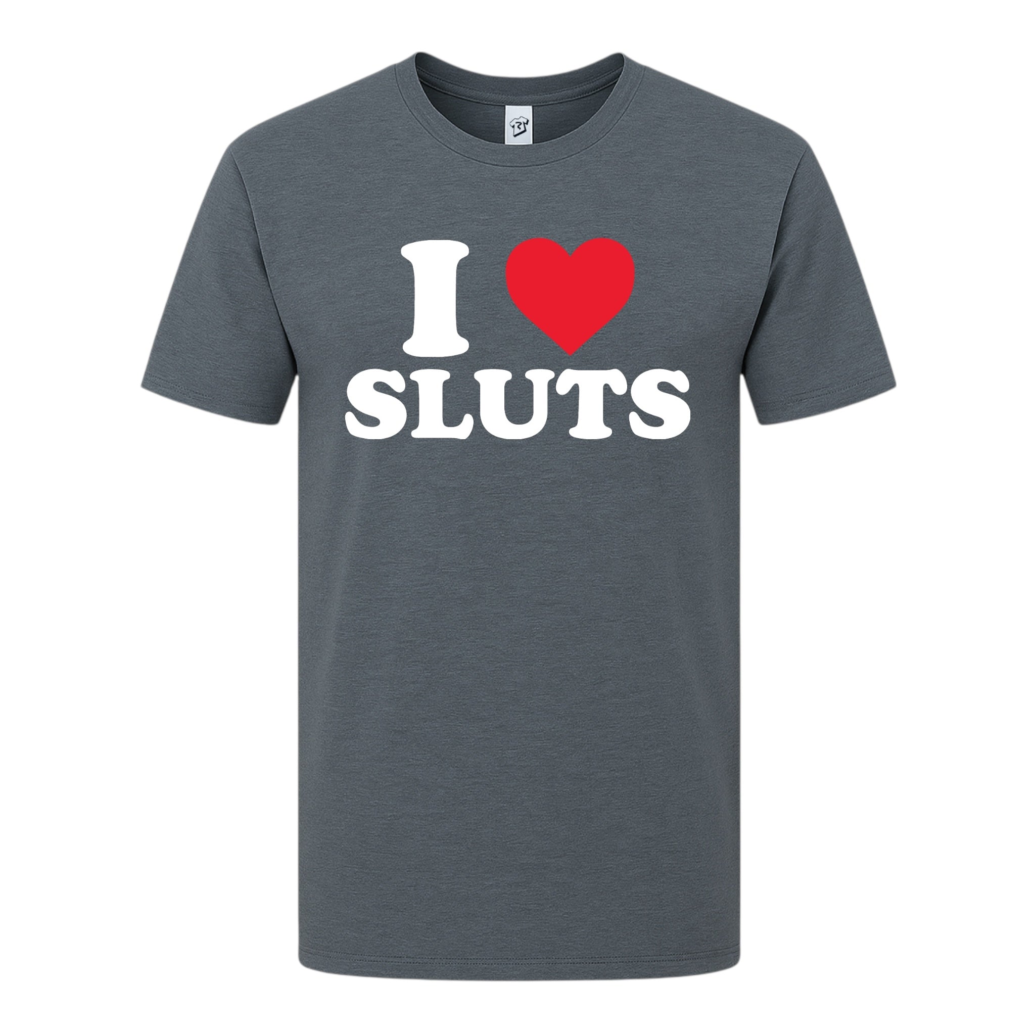 Tees Club graphic tee I Love Sluts - Premium Tee Black Size M detail