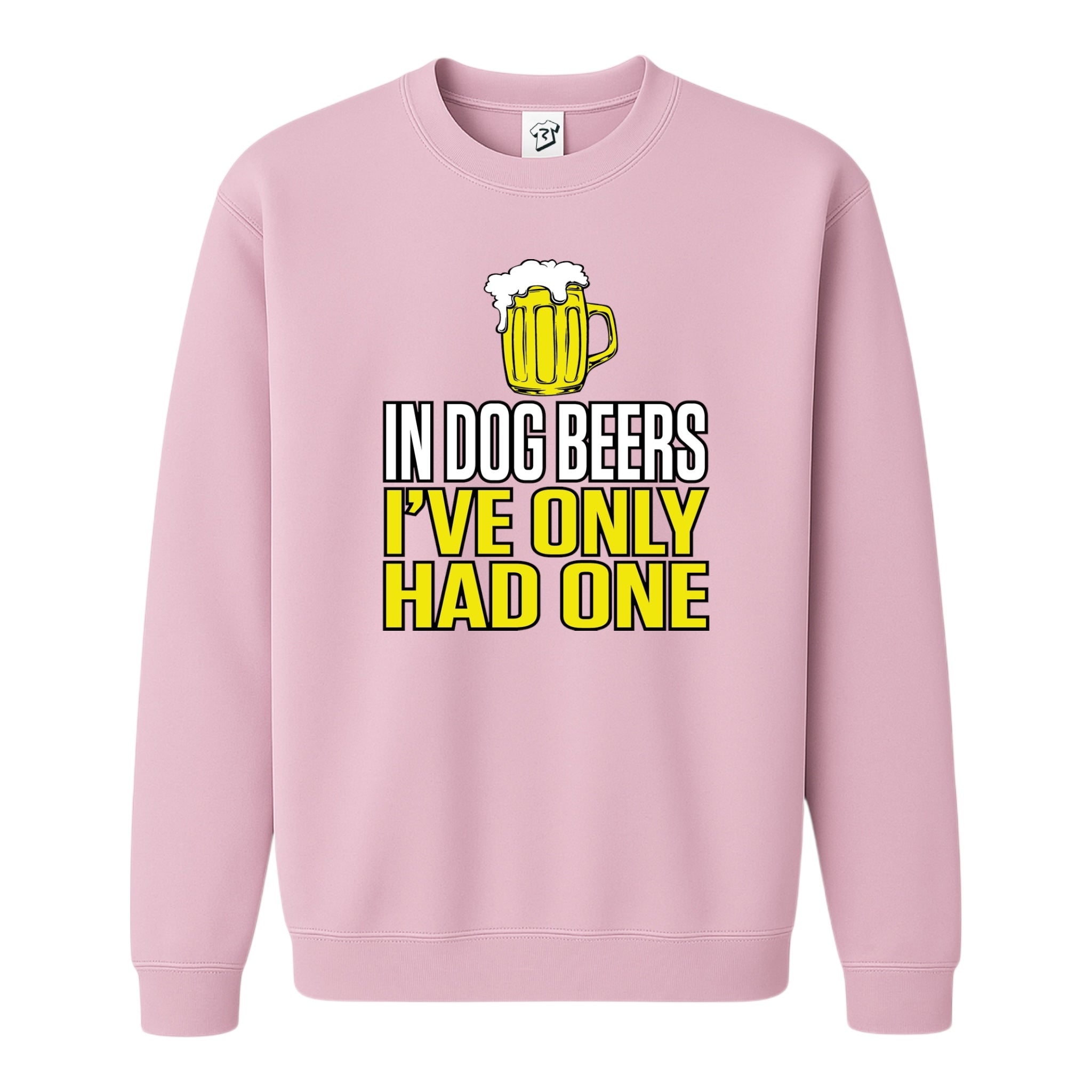 Tees Club crewneck sweatshirt In Dog Beers I've Only Had One - Sweatshirt Black Size M detail