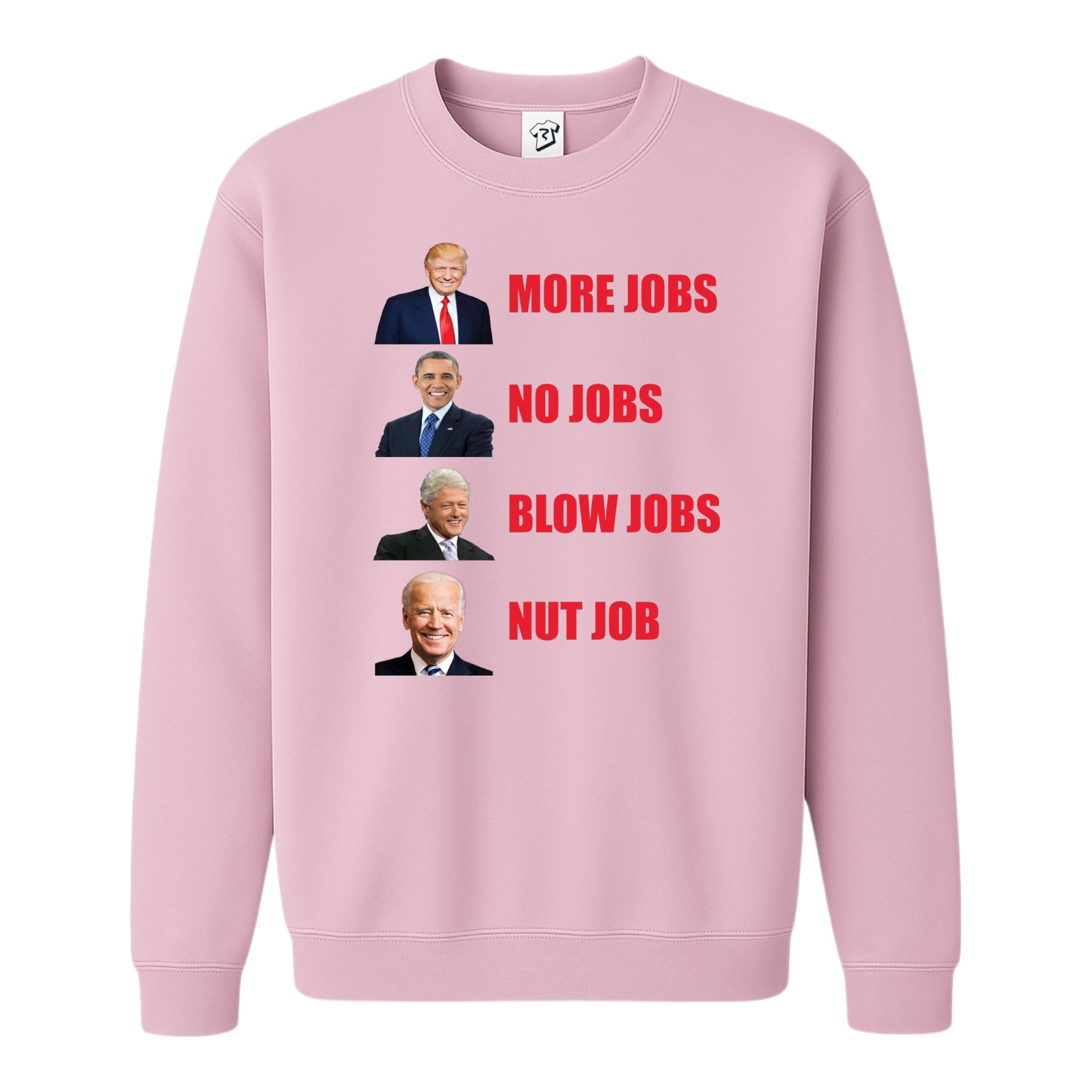 Tees Club crewneck sweatshirt More Jobs No Jobs - Sweatshirt Black Size M detail