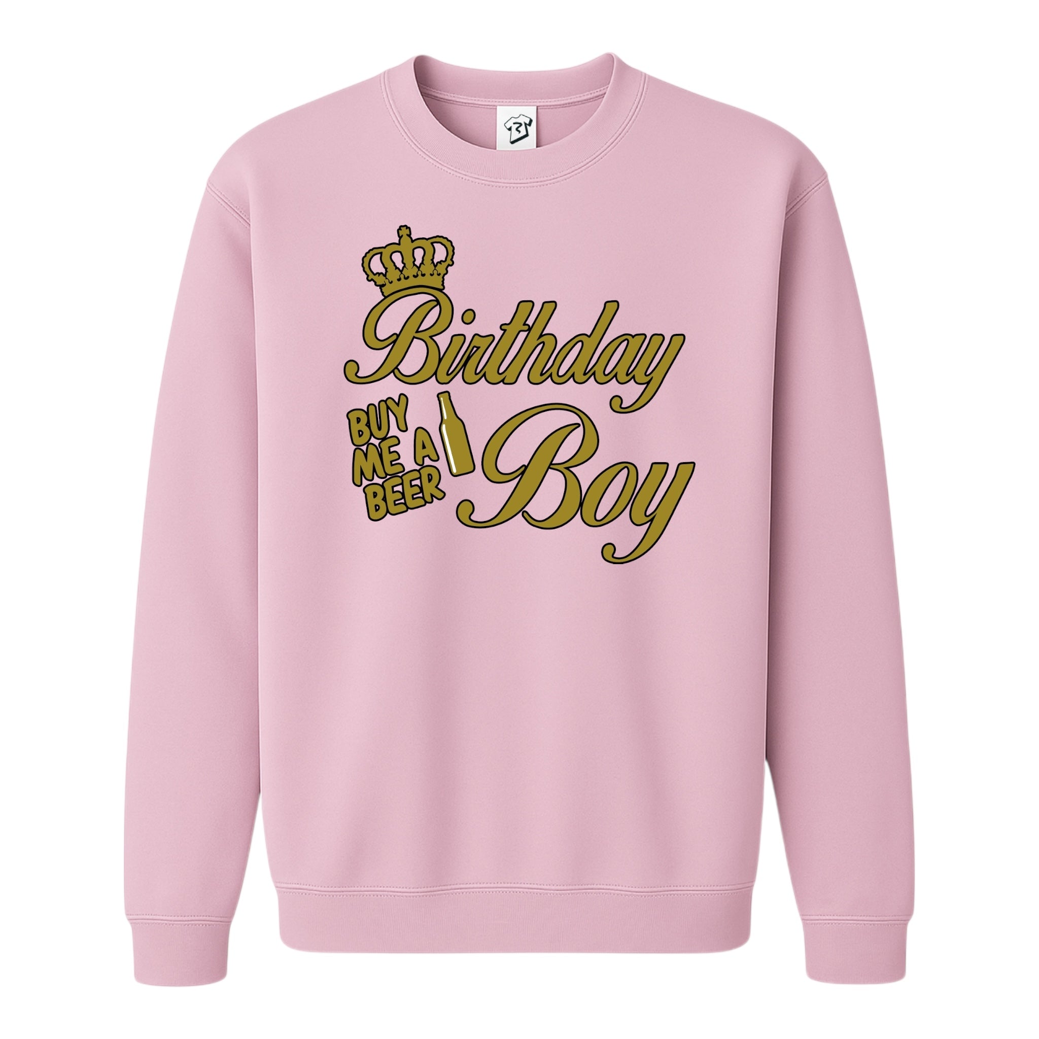 Tees Club crewneck sweatshirt Birthday Boy (Buy Me a Beer) - Sweatshirt Black Size M detail