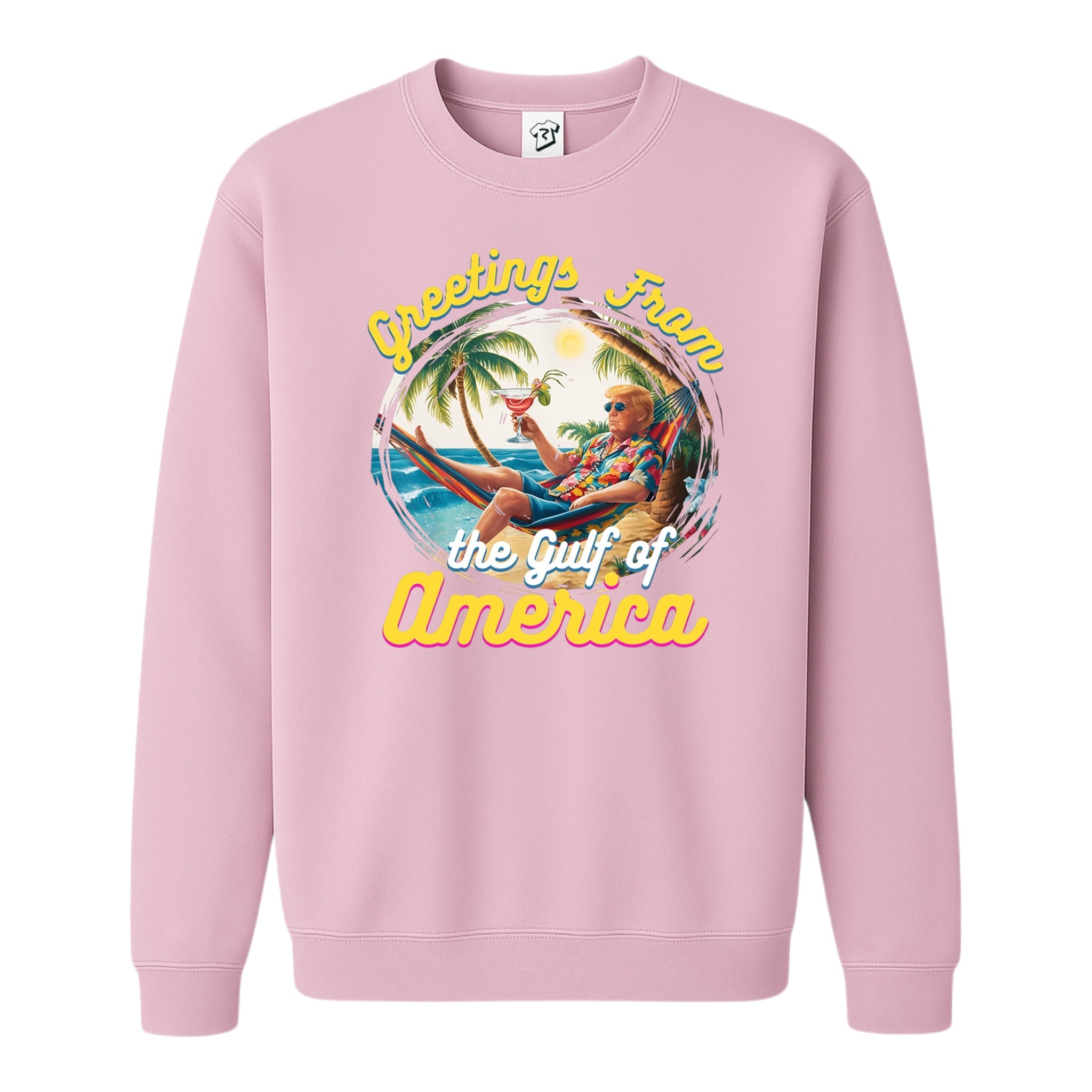 Tees Club crewneck sweatshirt Greetings From Gulf of America - Sweatshirt Black Size M detail