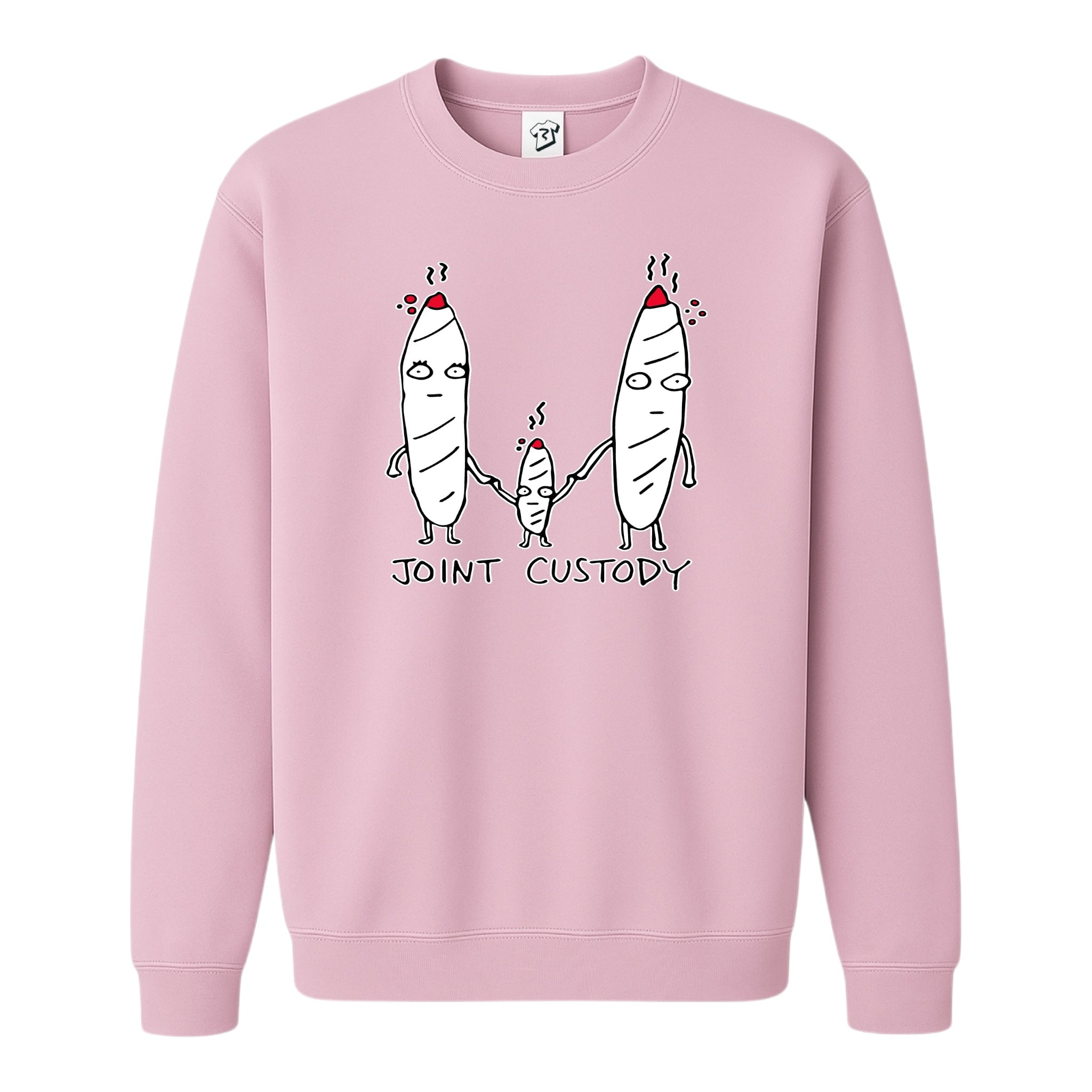 Tees Club crewneck sweatshirt Joint Custody - Sweatshirt Black Size M detail