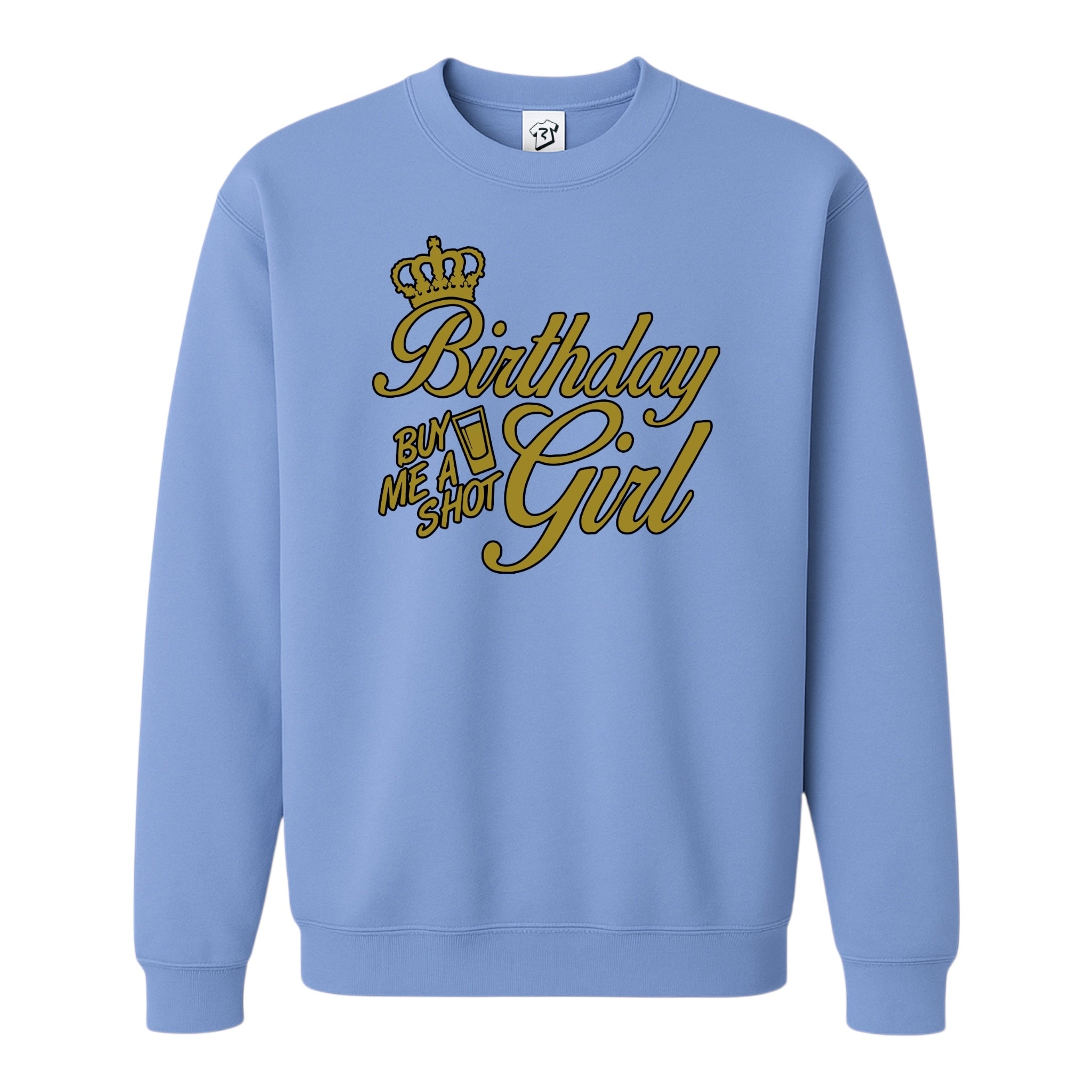 Tees Club crewneck sweatshirt Birthday Girl (Buy Me a Shot) - Sweatshirt Black Size M detail