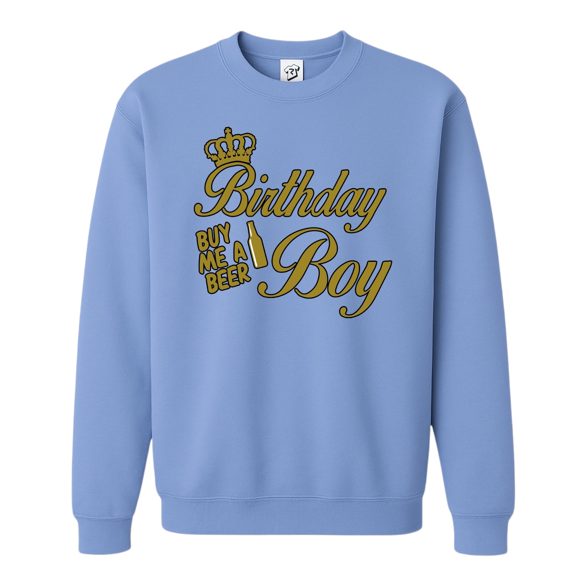 Tees Club crewneck sweatshirt Birthday Boy (Buy Me a Beer) - Sweatshirt Black Size M detail