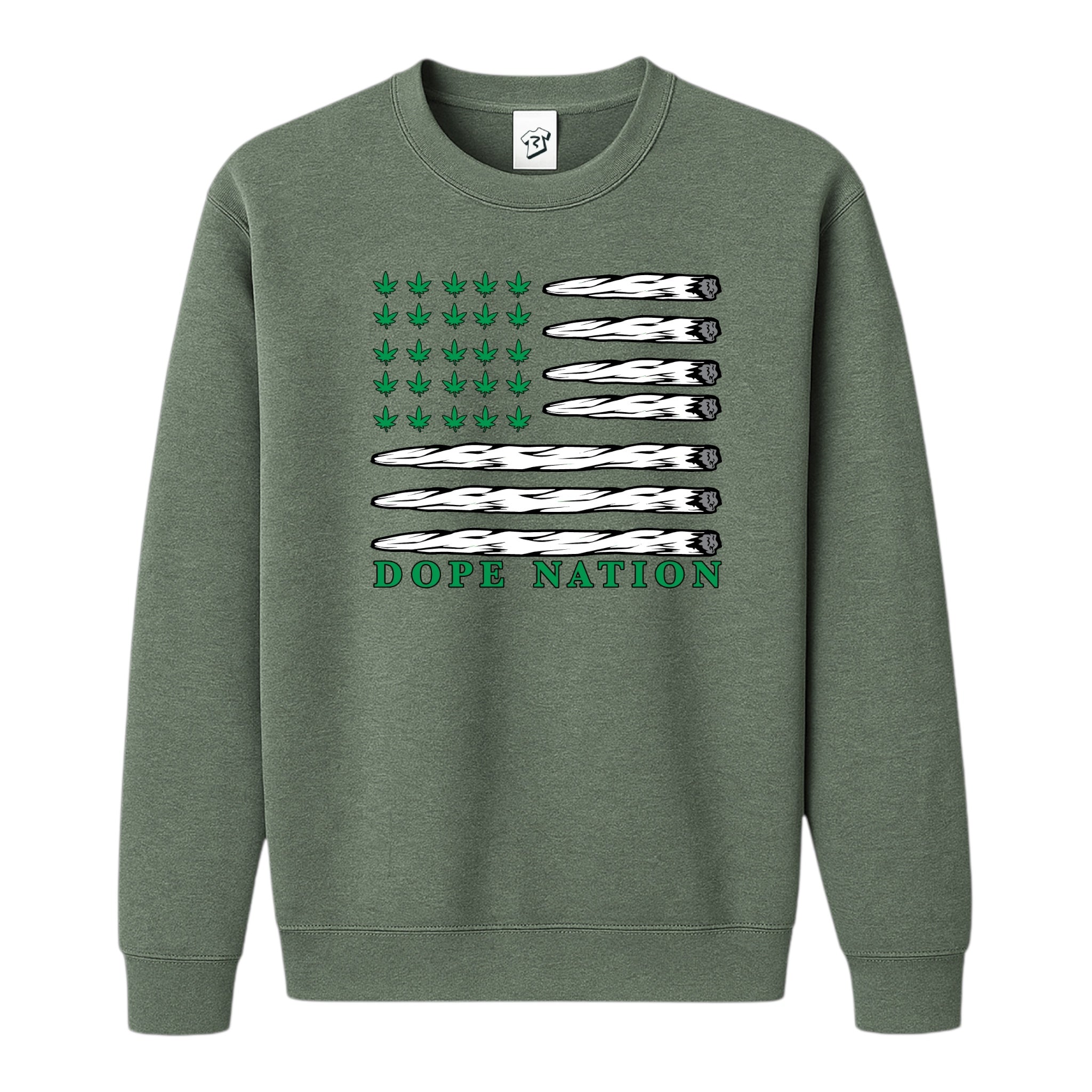 Tees Club crewneck sweatshirt Dope Nation - Sweatshirt Black Size M detail