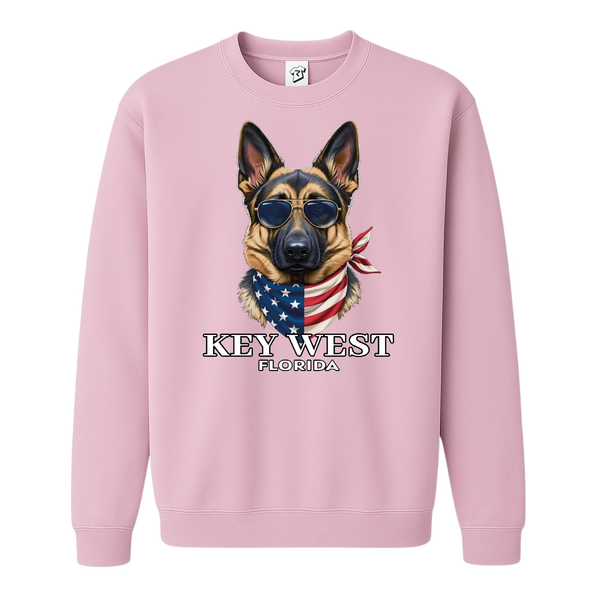 Tees Club crewneck sweatshirt German Shepherd KW - Sweatshirt Black Size M detail