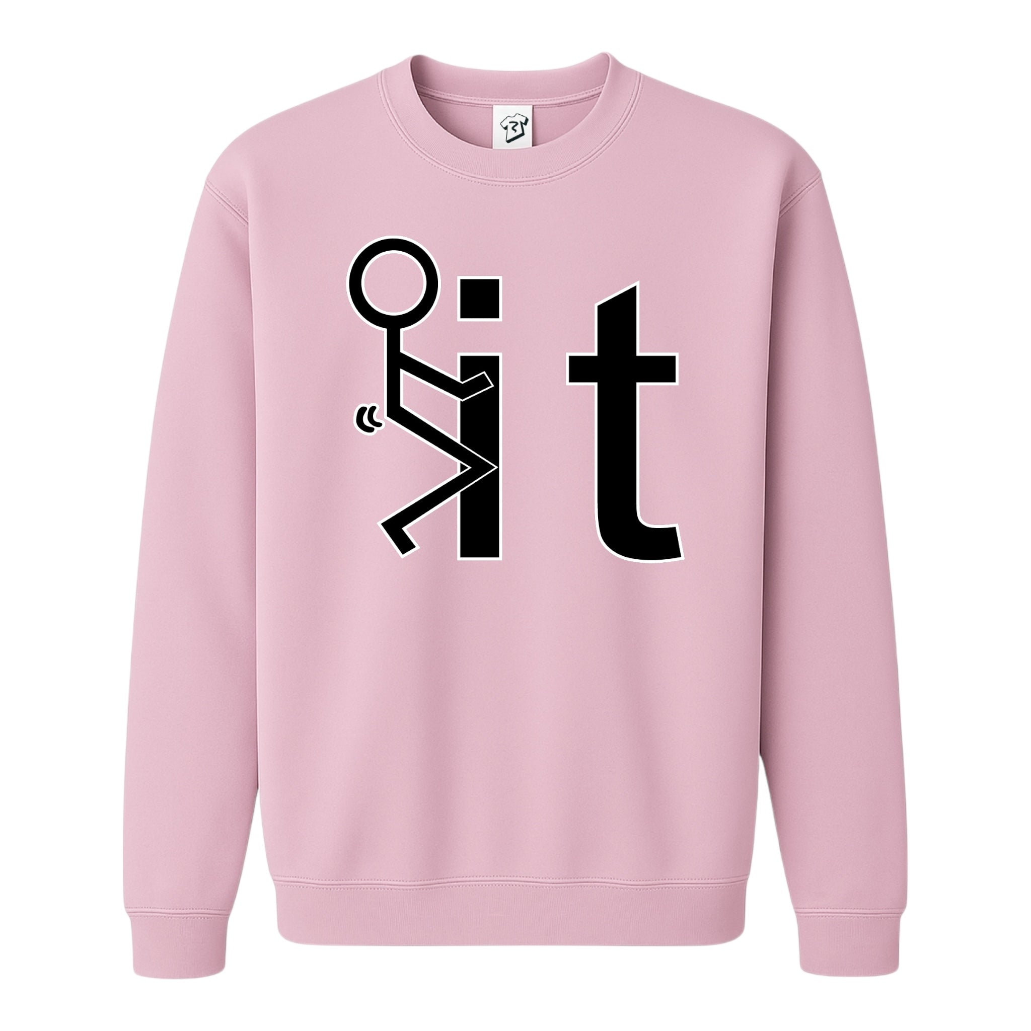 Tees Club crewneck sweatshirt Fuck It - Sweatshirt Black Size M detail