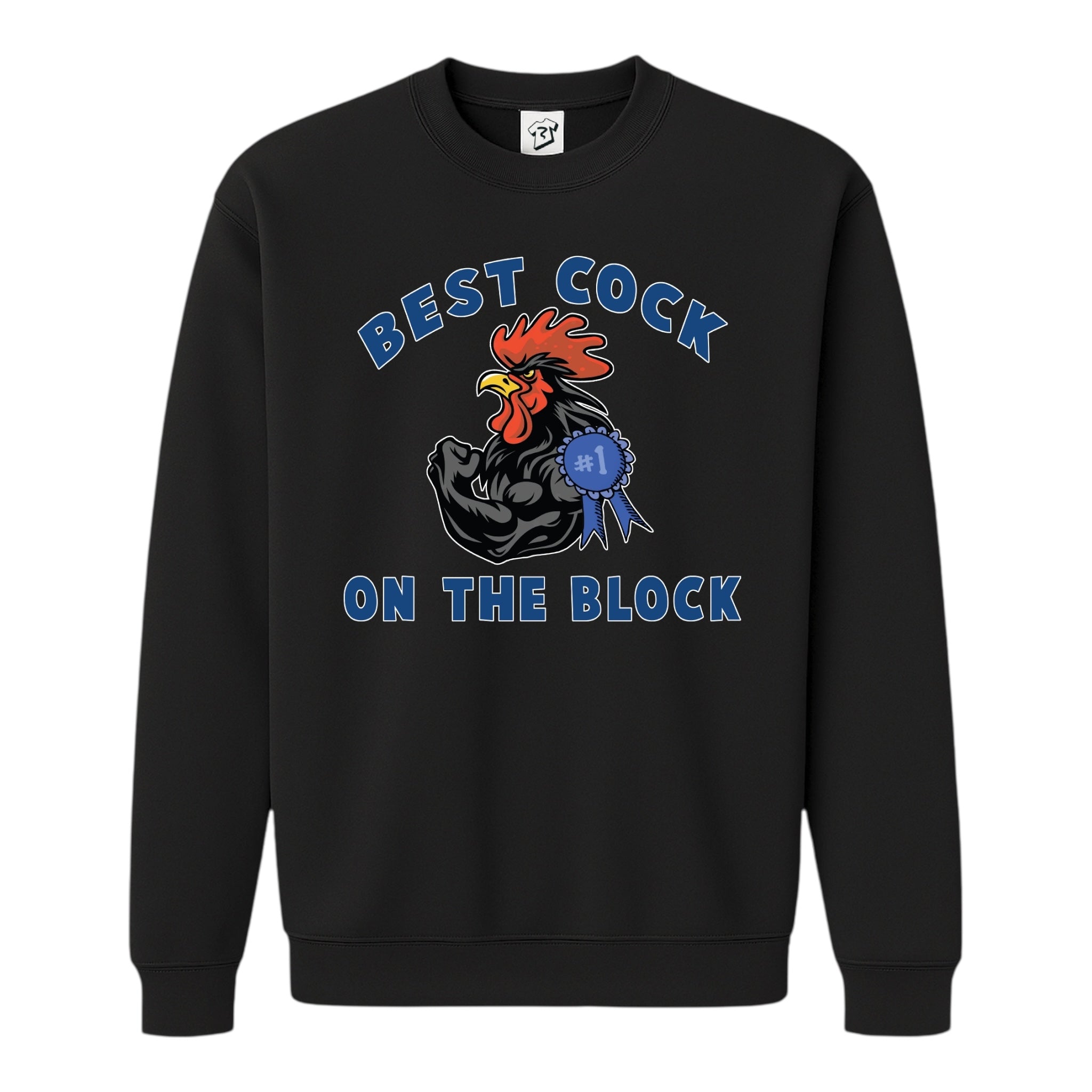 Tees Club crewneck sweatshirt Best Cock On The Block - Sweatshirt Black Size M detail