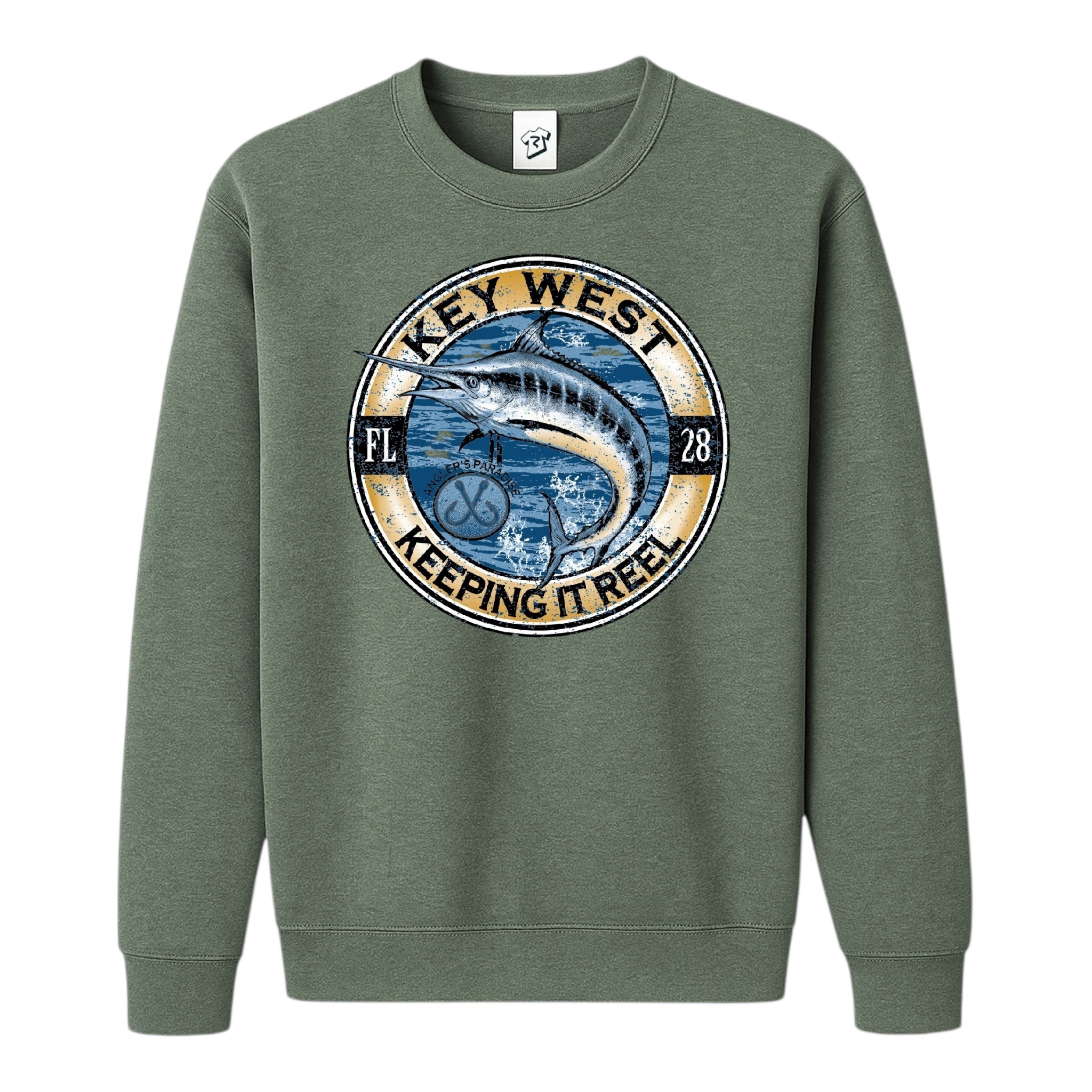 Tees Club crewneck sweatshirt Marlin Fish KW - Sweatshirt Black Size M detail