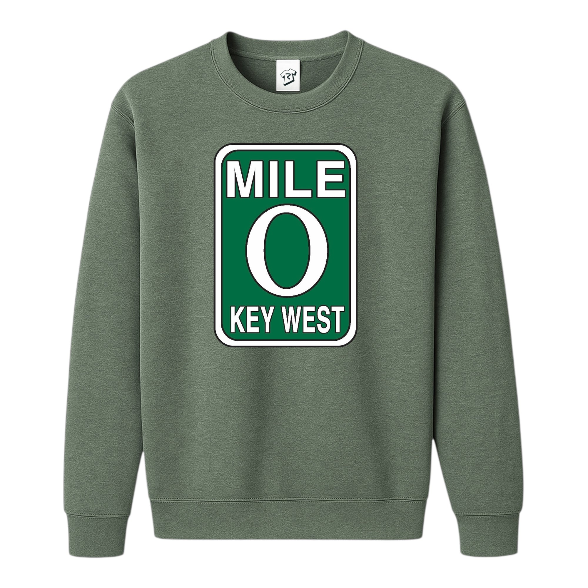 Tees Club crewneck sweatshirt Mile 0 KW - Sweatshirt Black Size S front view