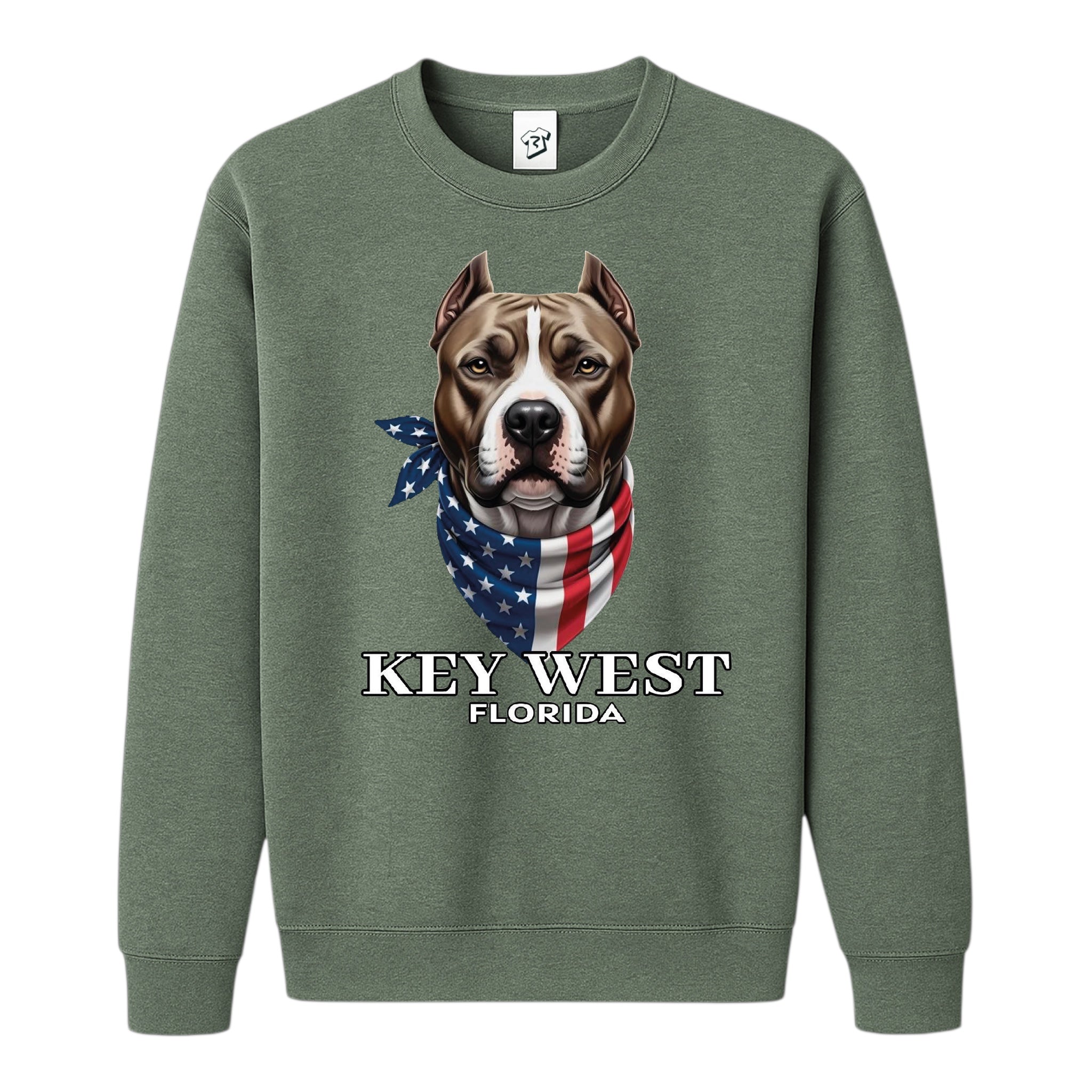 Tees Club crewneck sweatshirt Pitbull KW - Sweatshirt Black Size M detail