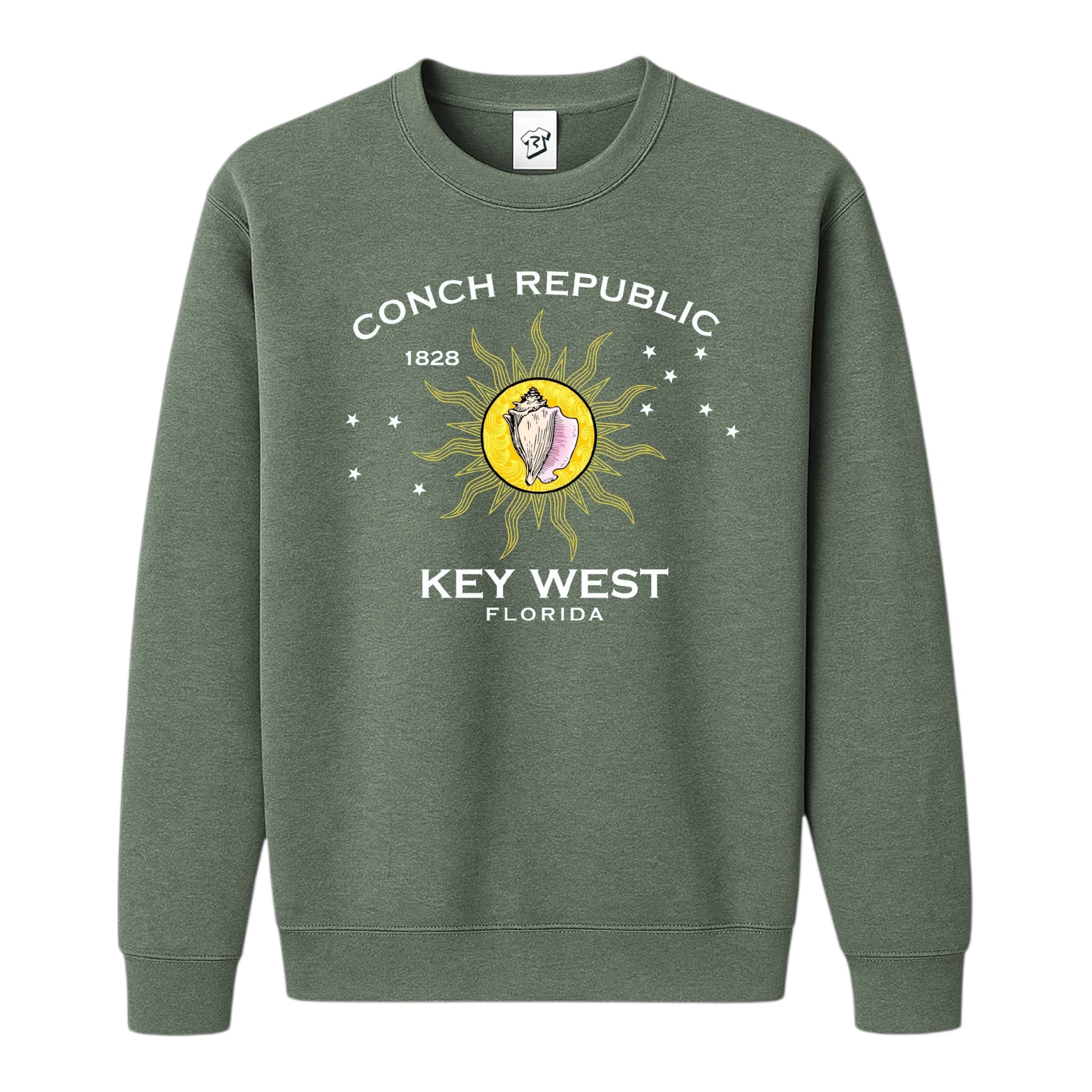 Tees Club crewneck sweatshirt Conch Republic KW - Sweatshirt Black Size M detail