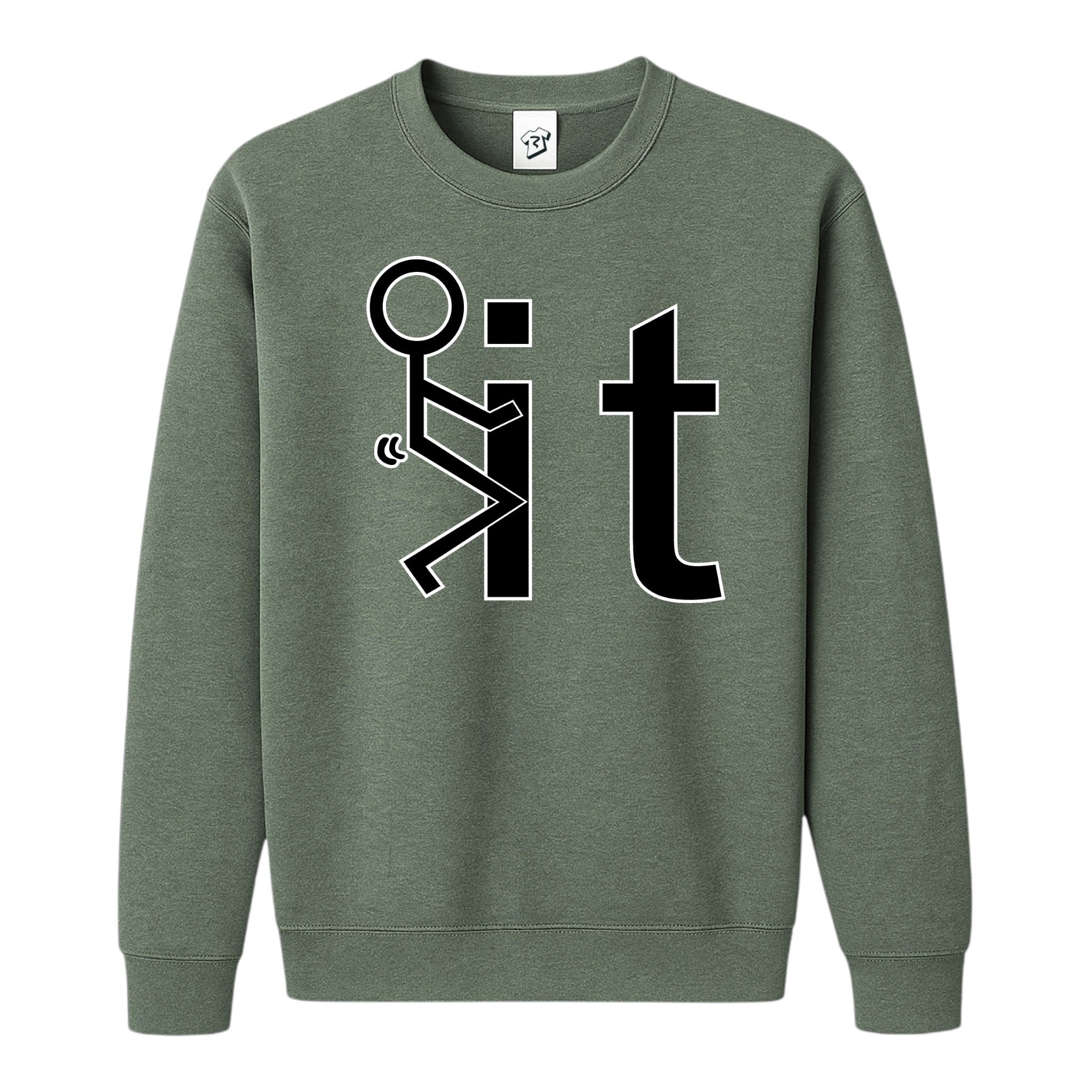 Tees Club crewneck sweatshirt Fuck It - Sweatshirt Black Size M detail