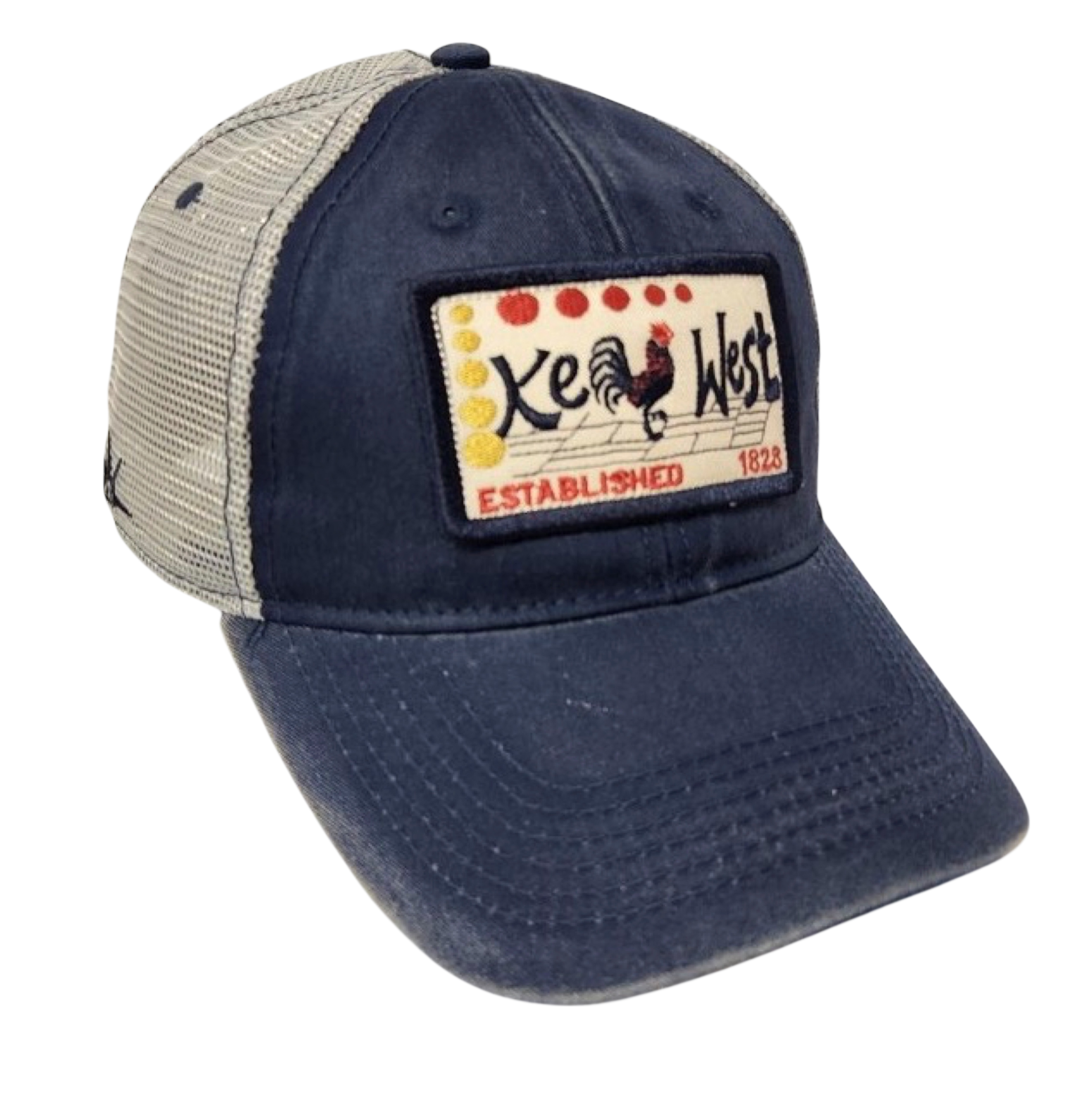 Tees Club baseball cap Key West Rooster Navy - Baseball Cap KW detail