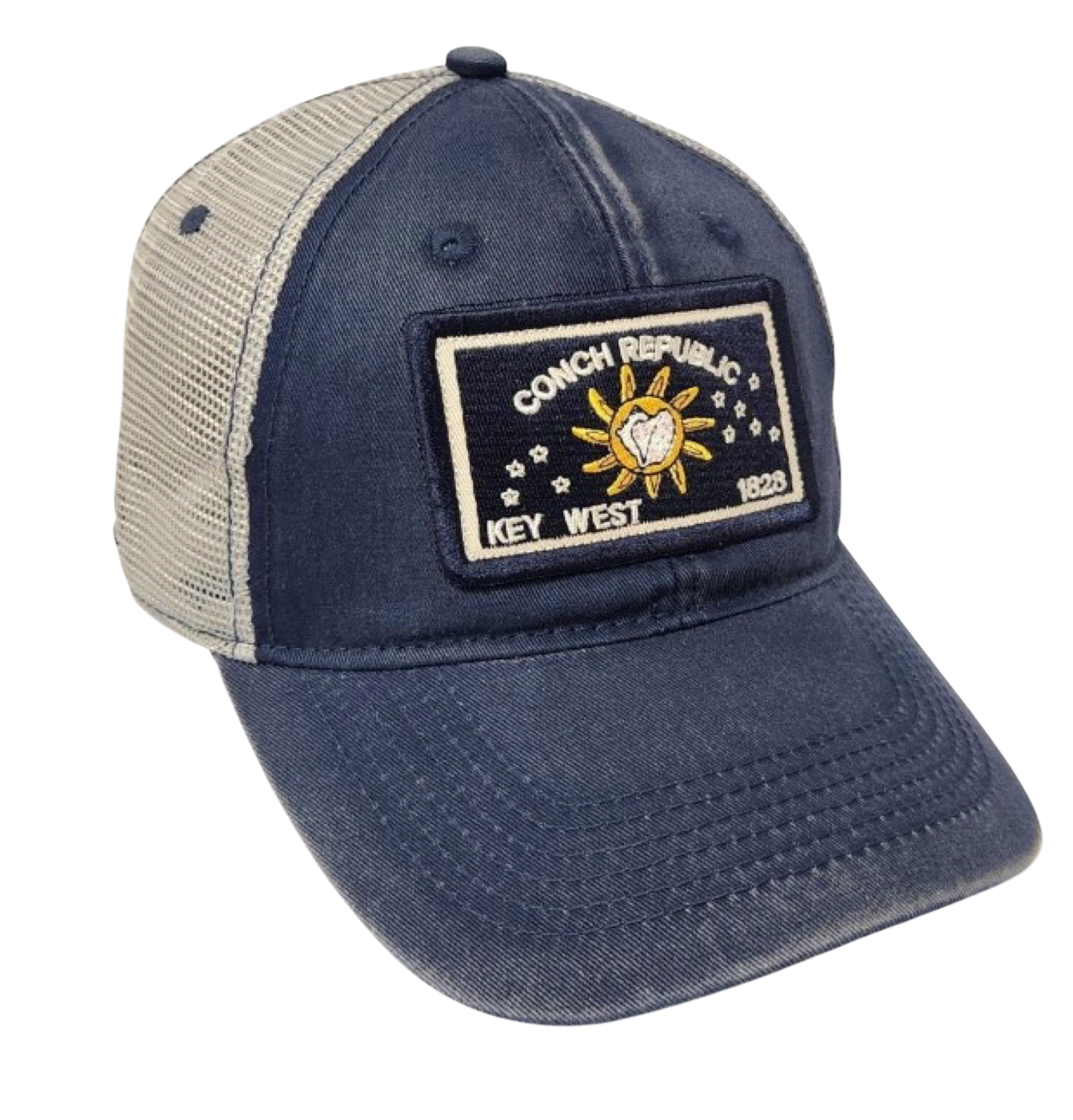 Tees Club baseball cap Key West Conch Republic Navy - Baseball Cap KW detail
