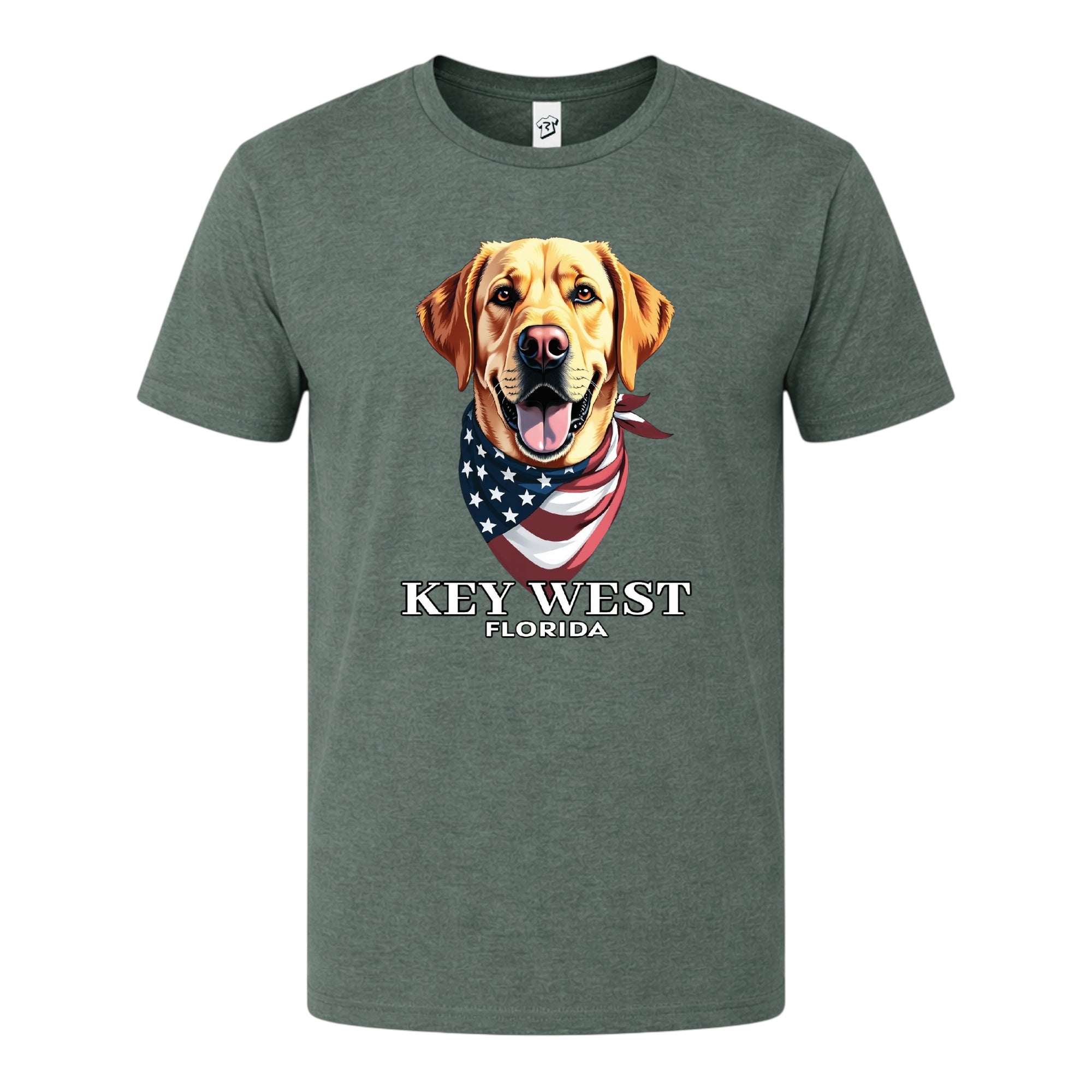 Tees Club graphic tee Golden Retriever KW - Premium Tee Black Size S back view