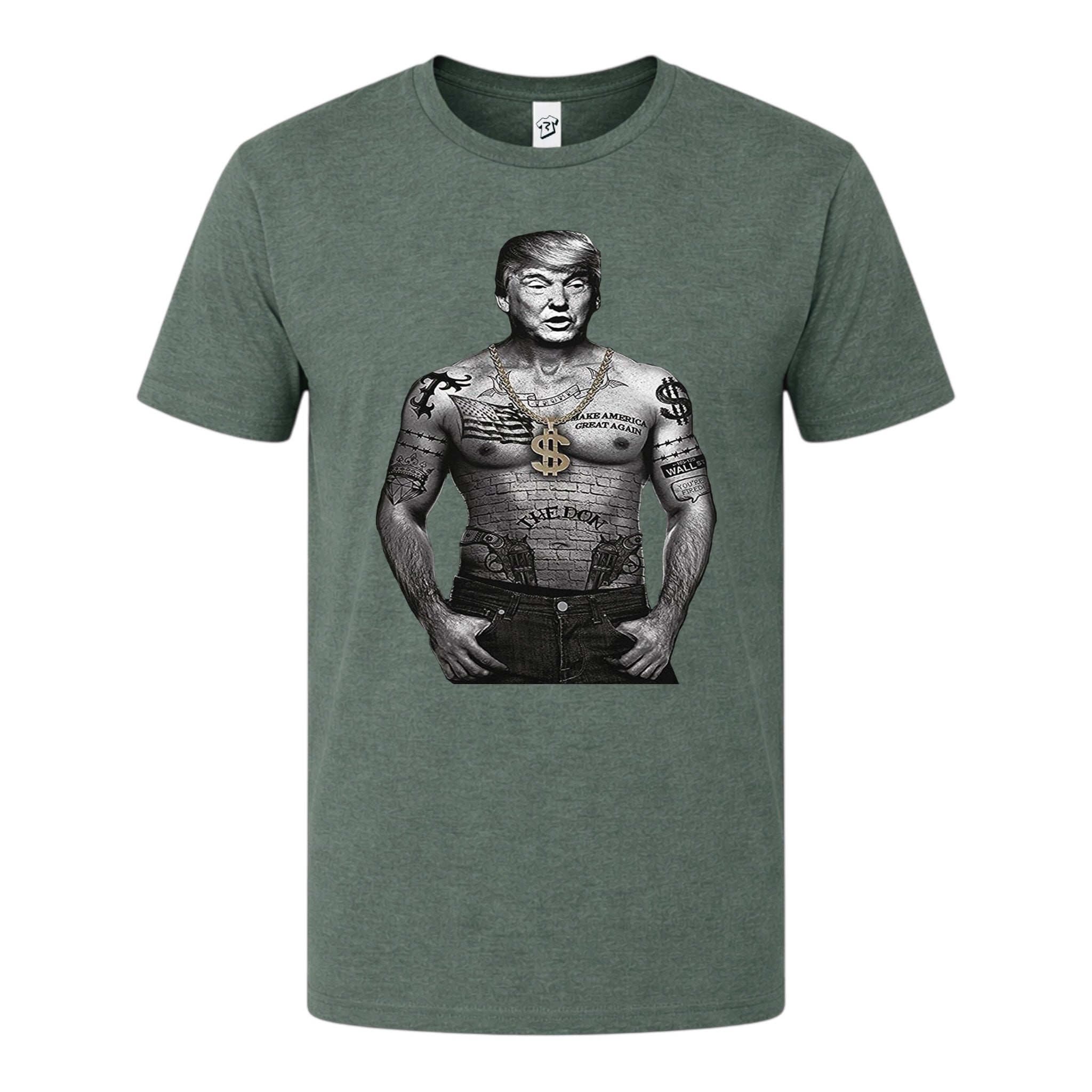 Tees Club graphic tee Trump Tattooed - Premium Tee Black Size M detail