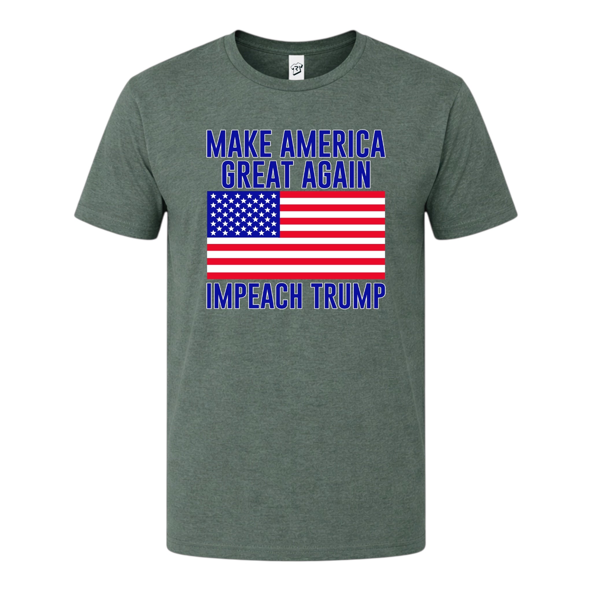 Tees Club graphic tee Impeach Trump - Premium Tee Black Size M detail